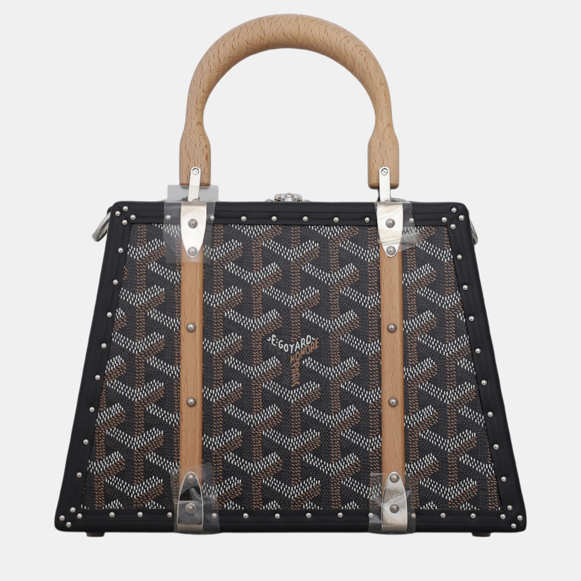 

Goyard Saigon Mini Trunk Bag, Black