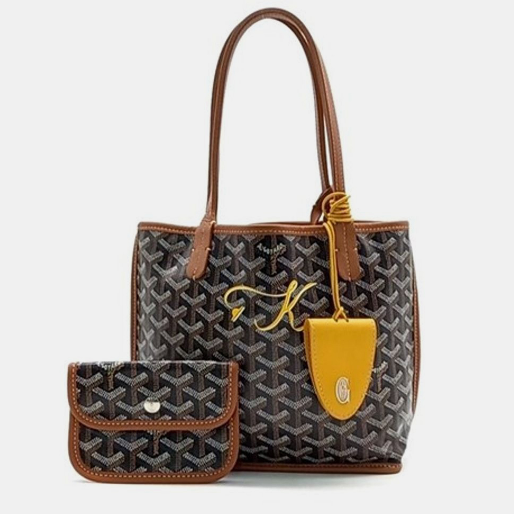 

Goyard Macage Mini Anjou Bag, Brown