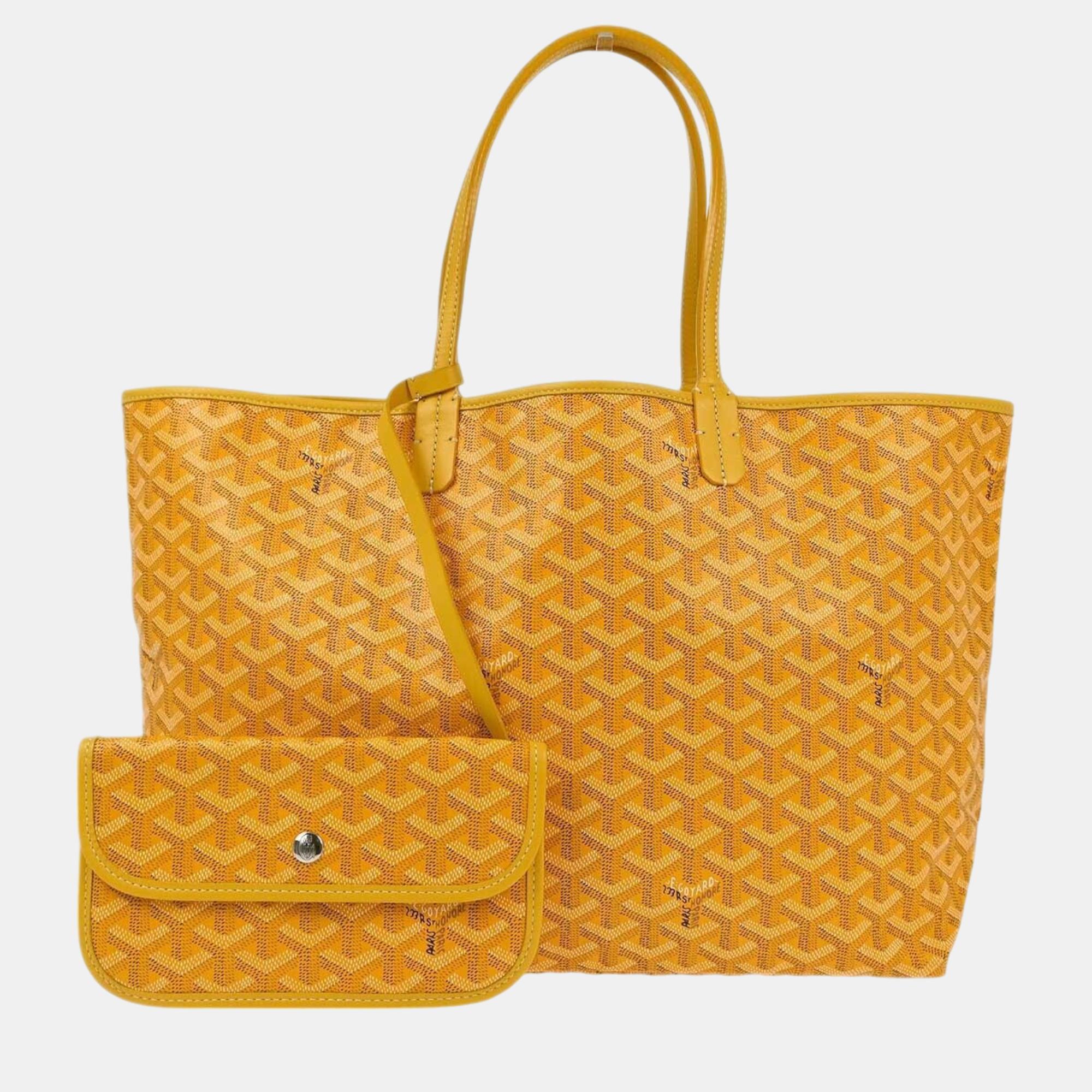 

Goyard Yellow St. Louis PM Tote Handbag