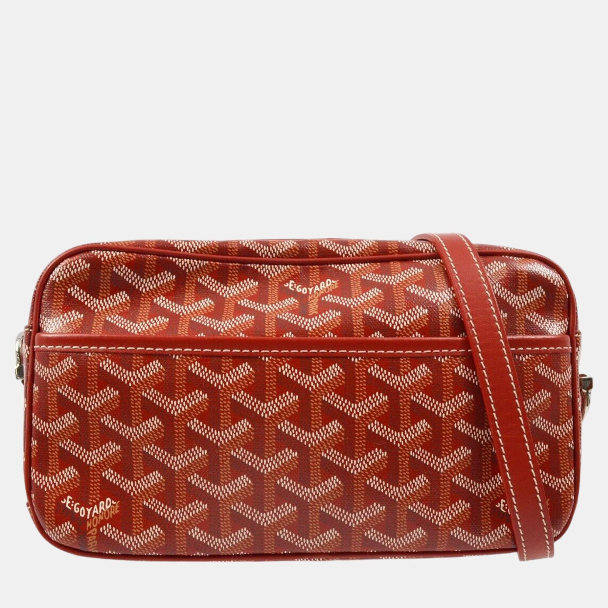 

Goyard Red Sac Cap Vert PM Shoulder Bag