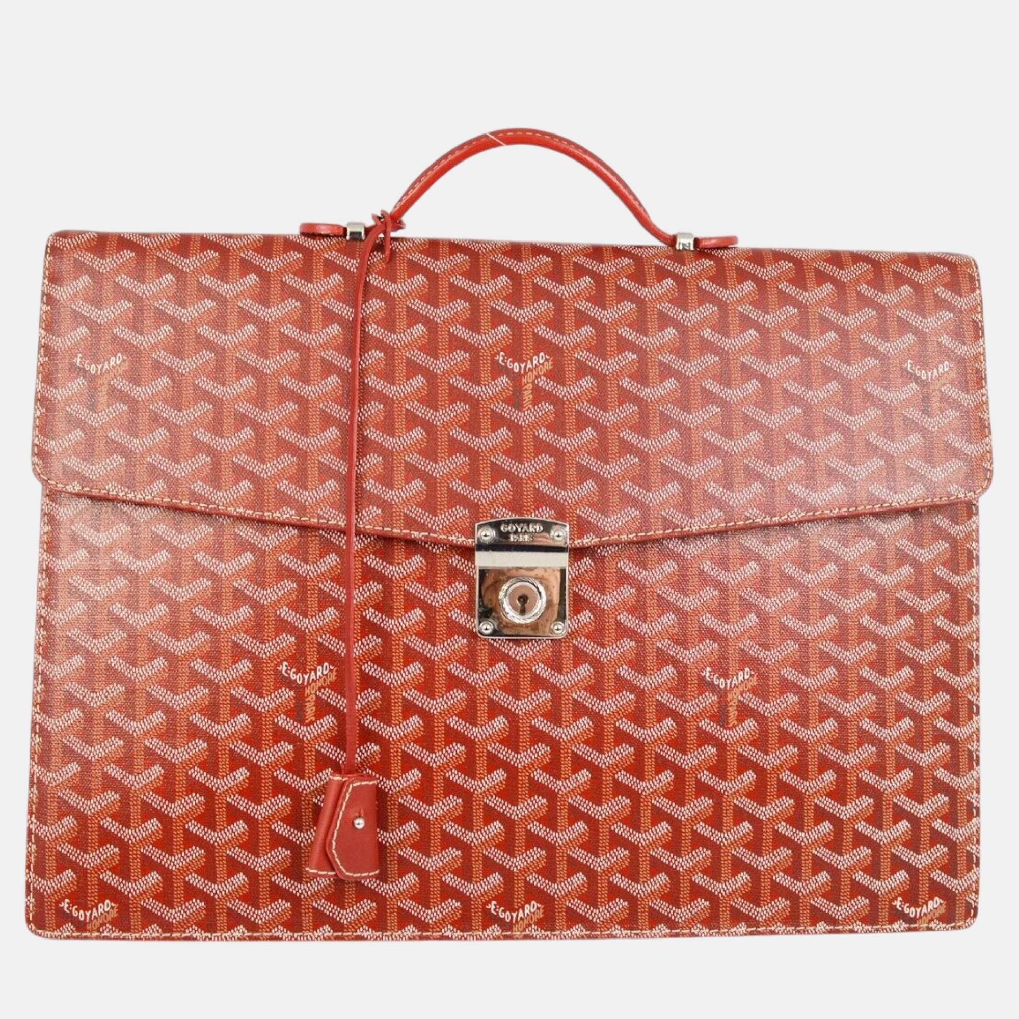 

Goyard Red Chypre Briefcase