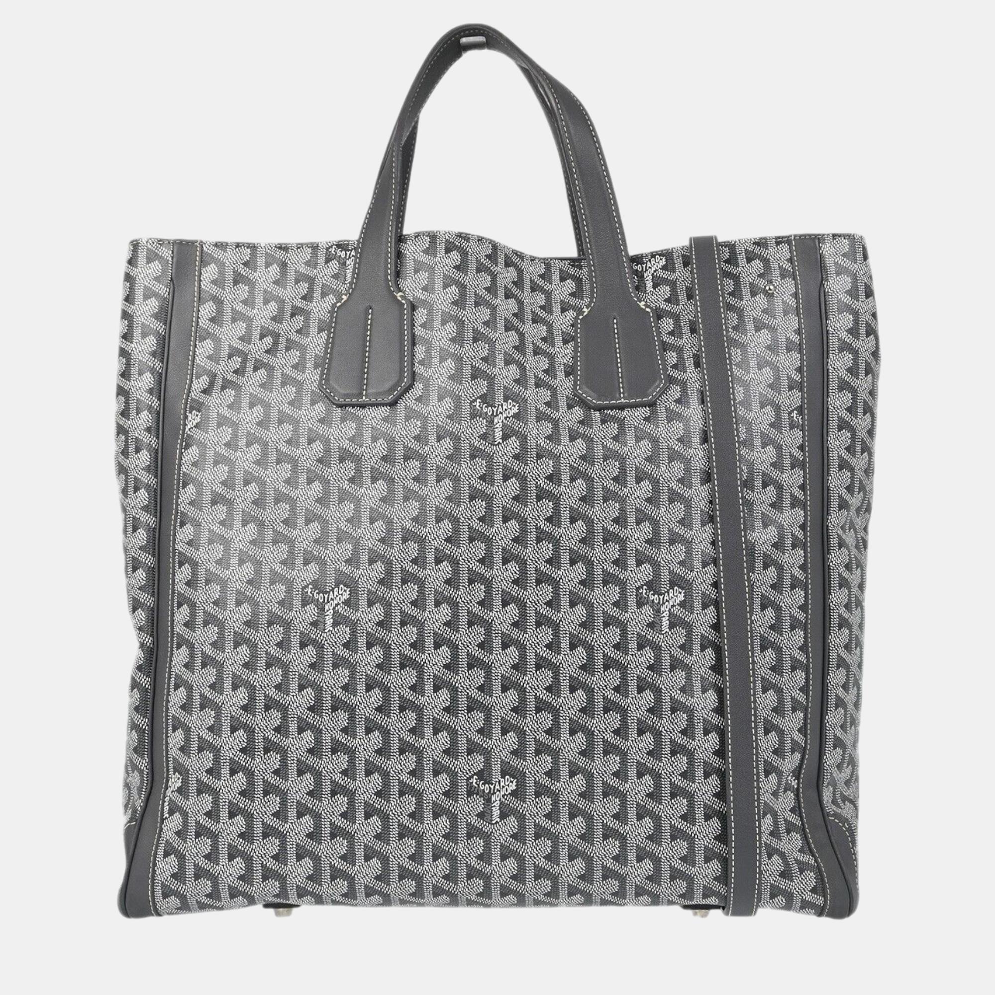 

Goyard Gray Sac Voltaire Tote Handbag, Grey