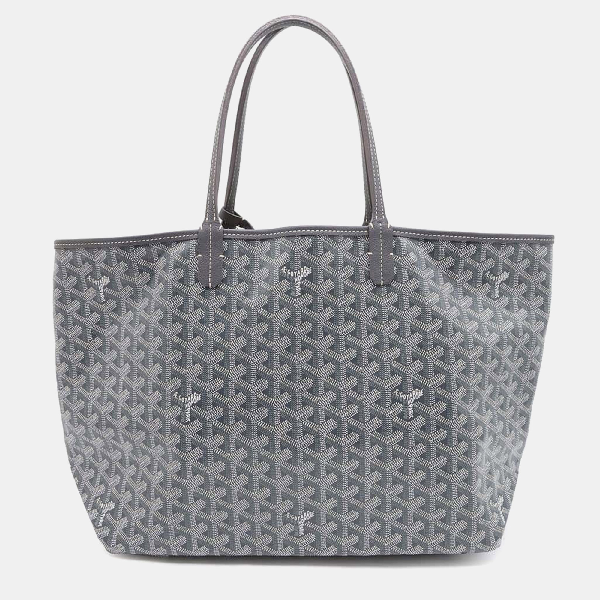 

Goyard Gray Pvc Saint Louis Size Pm bag, Grey