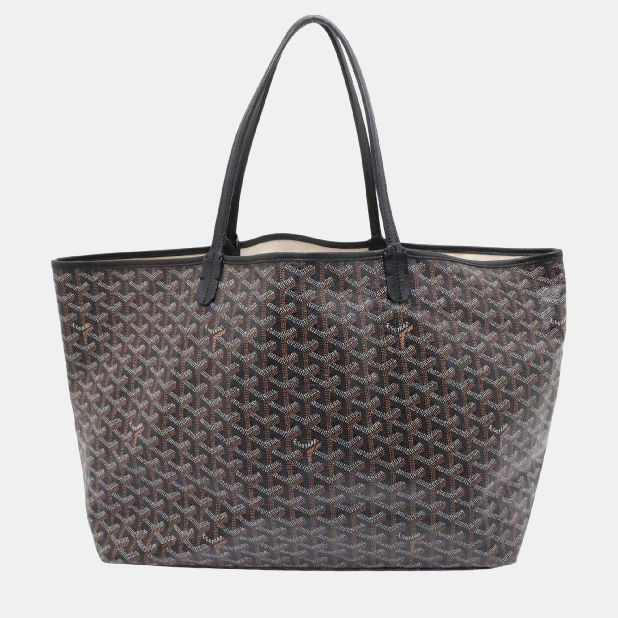 

Goyard Black Saint Louis Gm Tote Bag