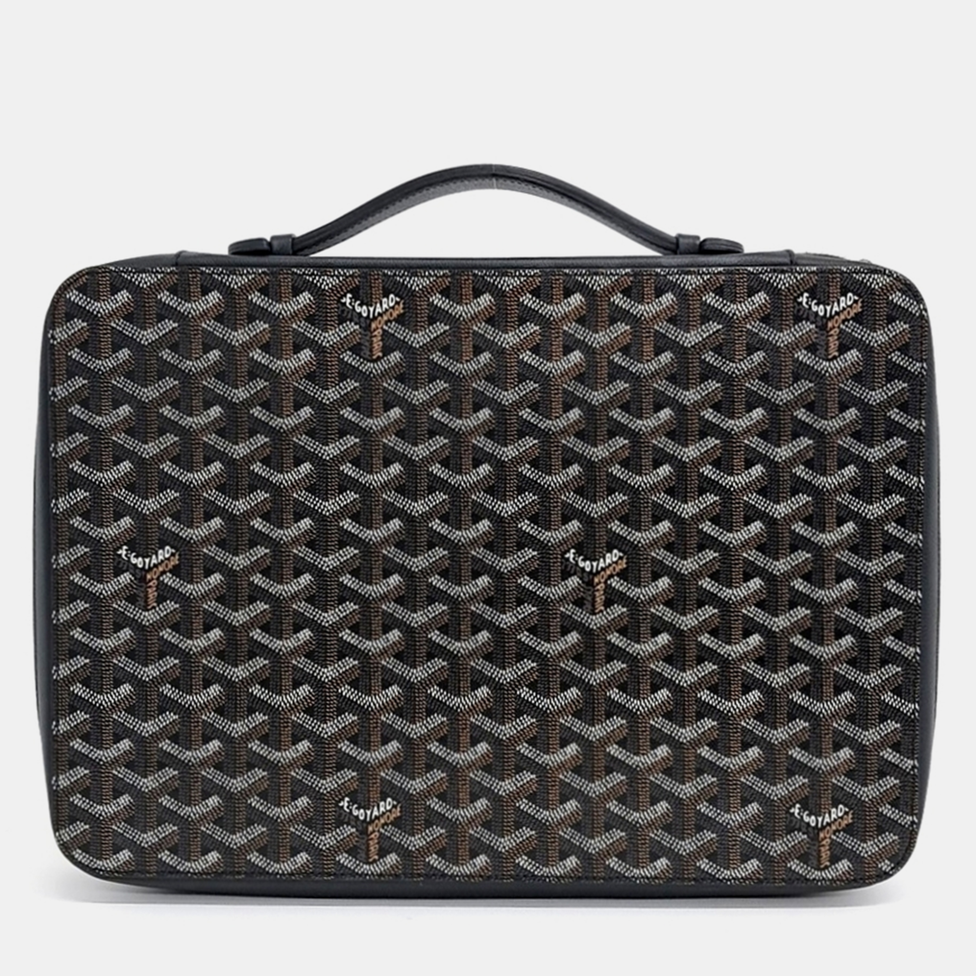 

Goyard Black Multicolor PVC Compagnon Universal Bag