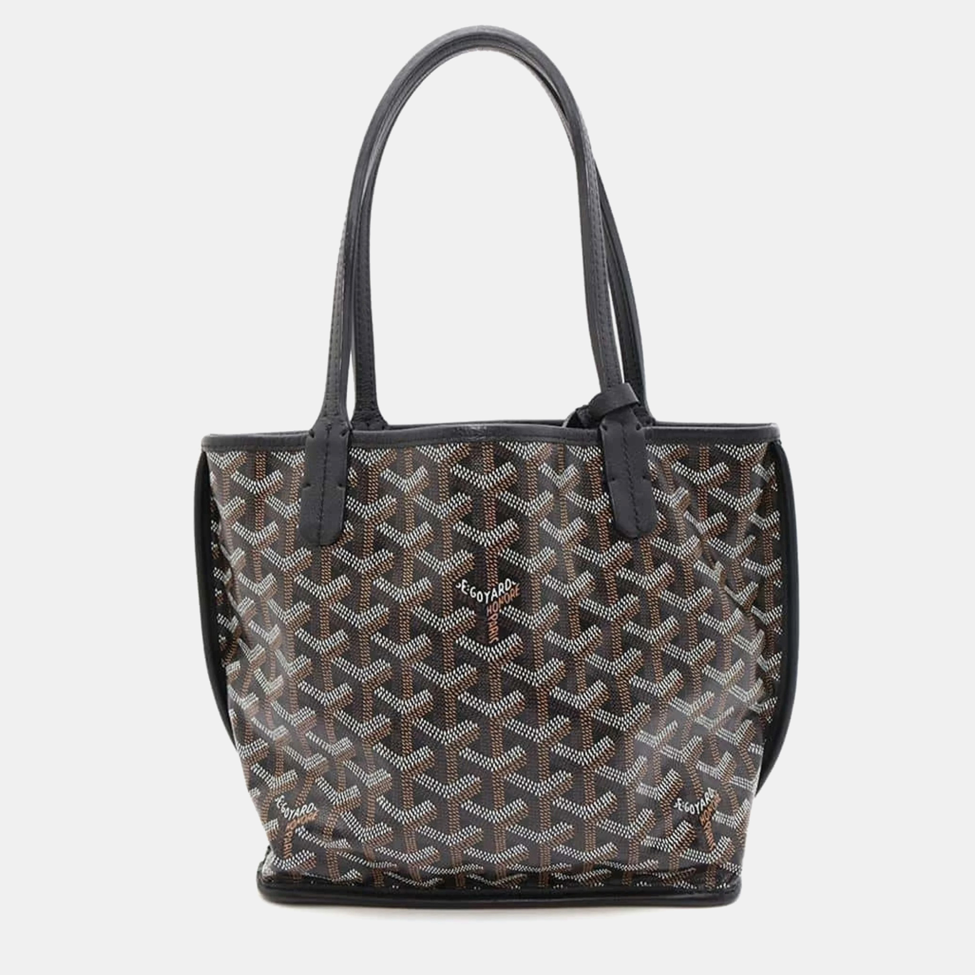 

Goyard Black Ange Reversible Anjous Tote Bag