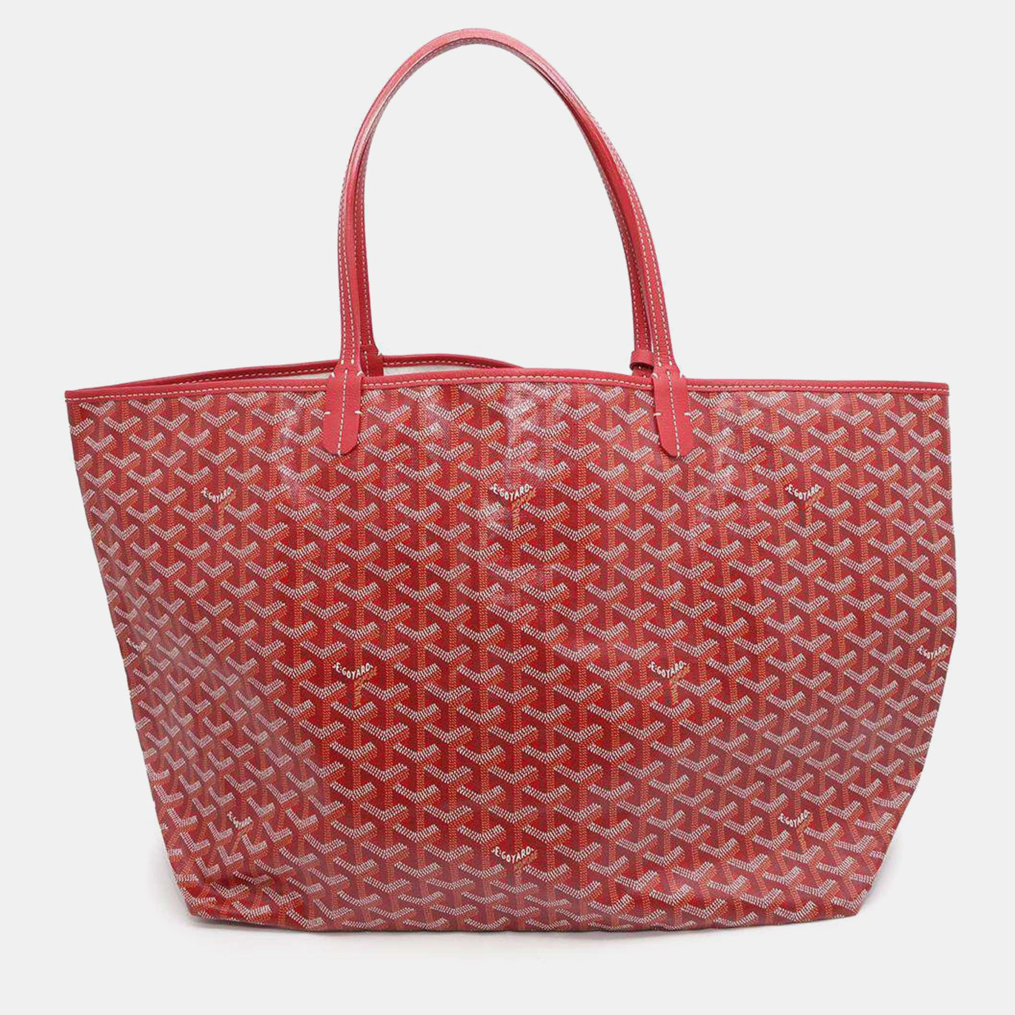 

Goyard Saint Louis Gm Tote Bag, Red