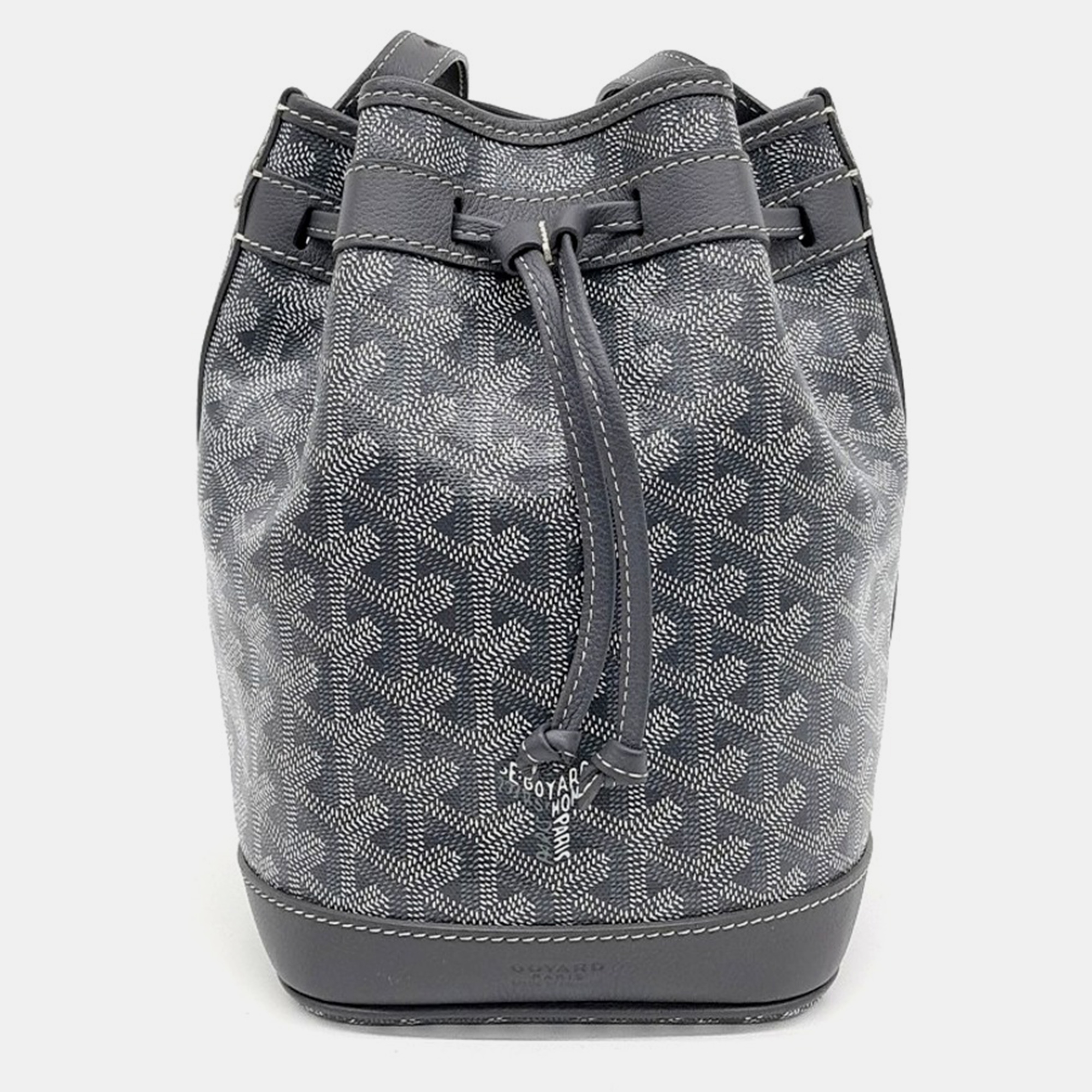 

Goyard Grey Canvas Petit Flo bag