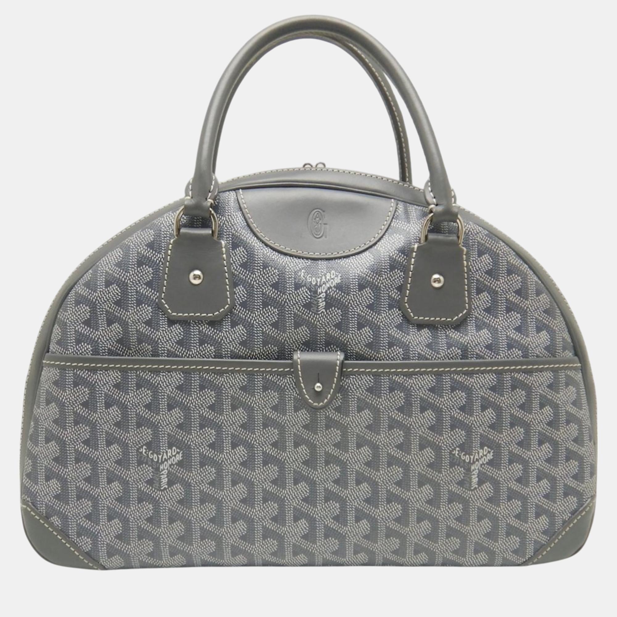 

Goyard Grey Coated Canvas Saint Jeanne Mm Handbag