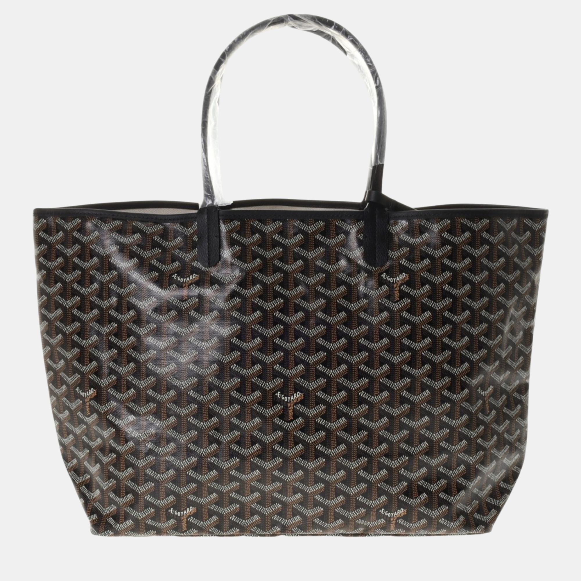 

Goyard Saint Louis Pm Black/Brown Pvc Tote Bag