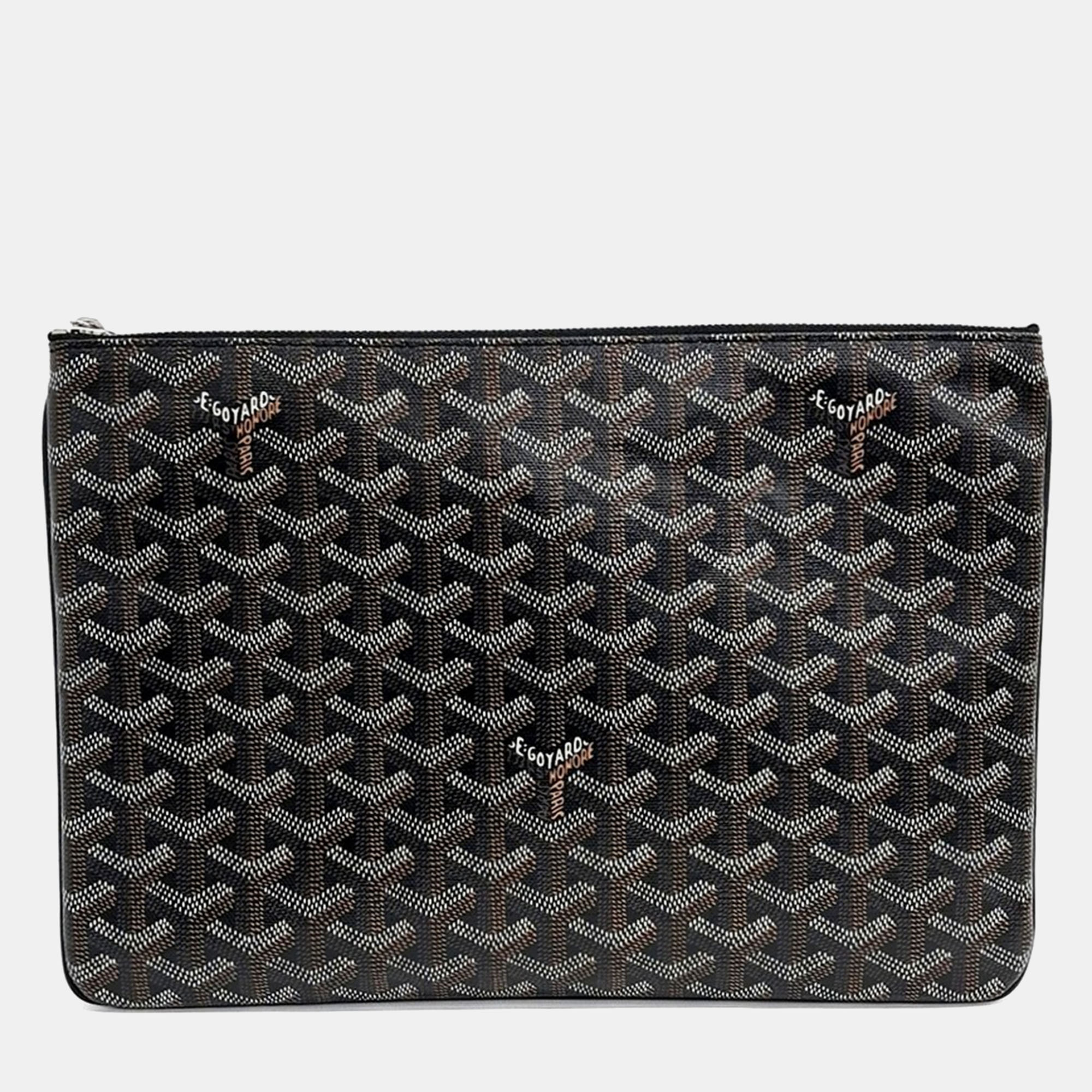 

Goyard Black PVC Senna MM bag