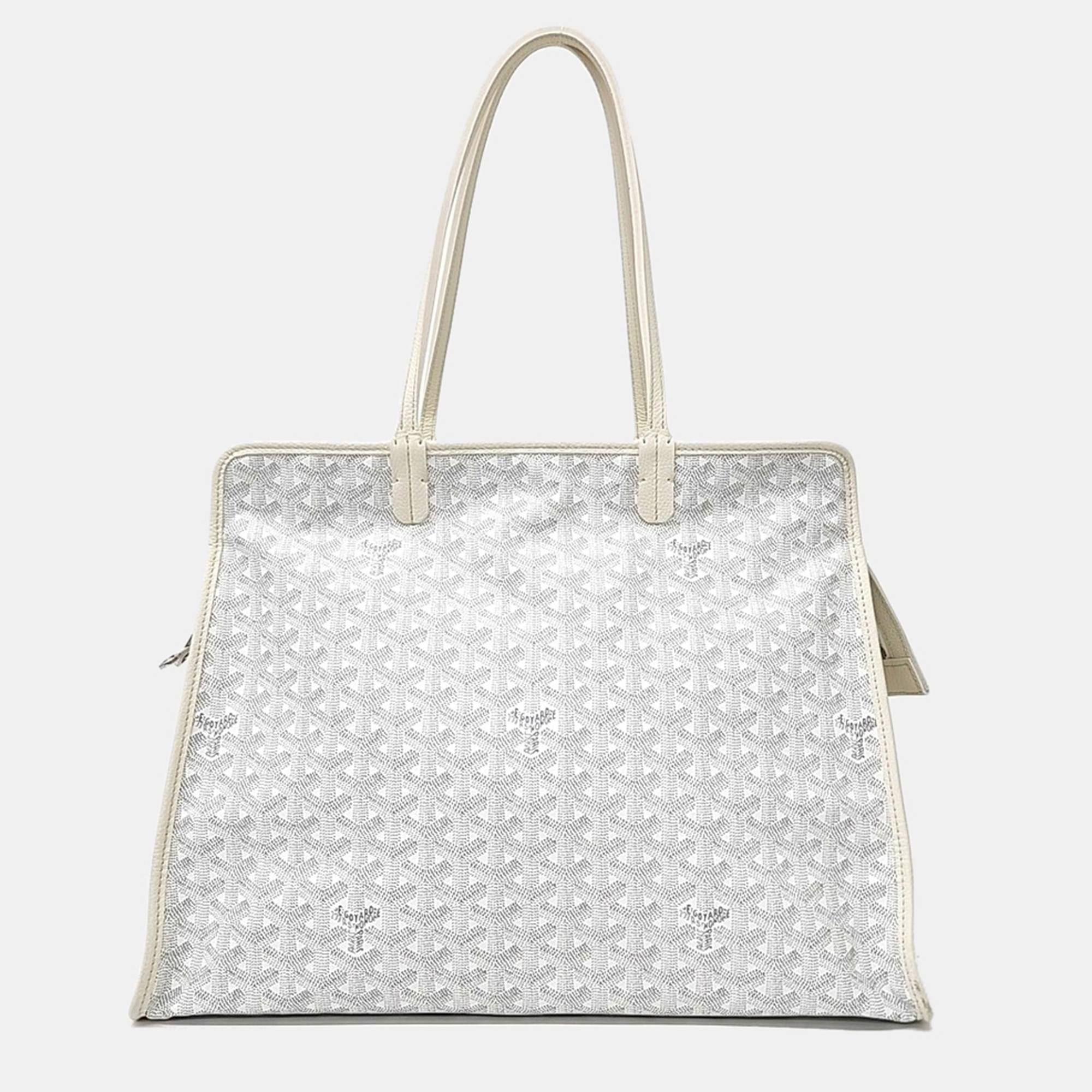 

Goyard White PVC Hardy PM bag