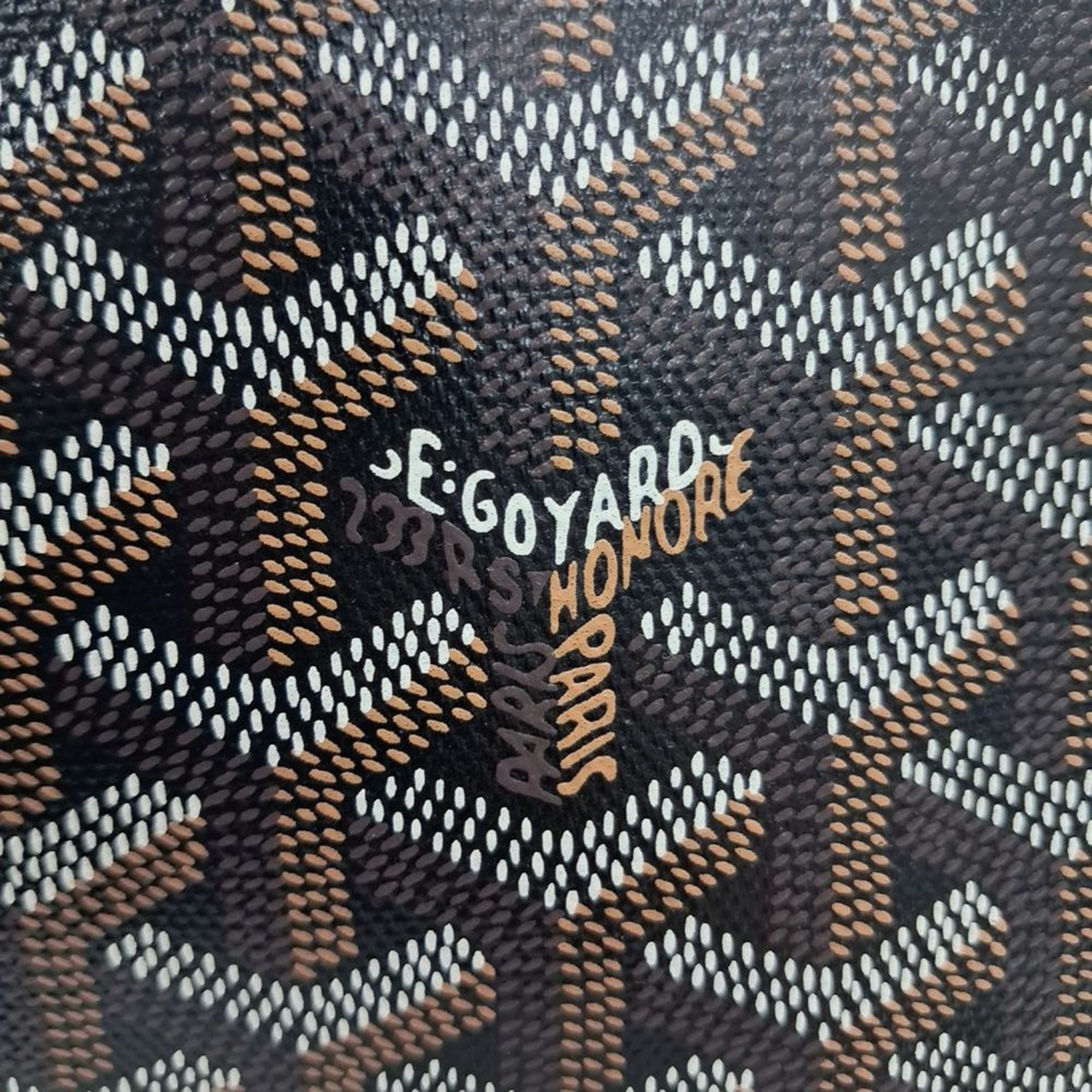 Goyard Black Multicolor PVC Juvence GM Bag 