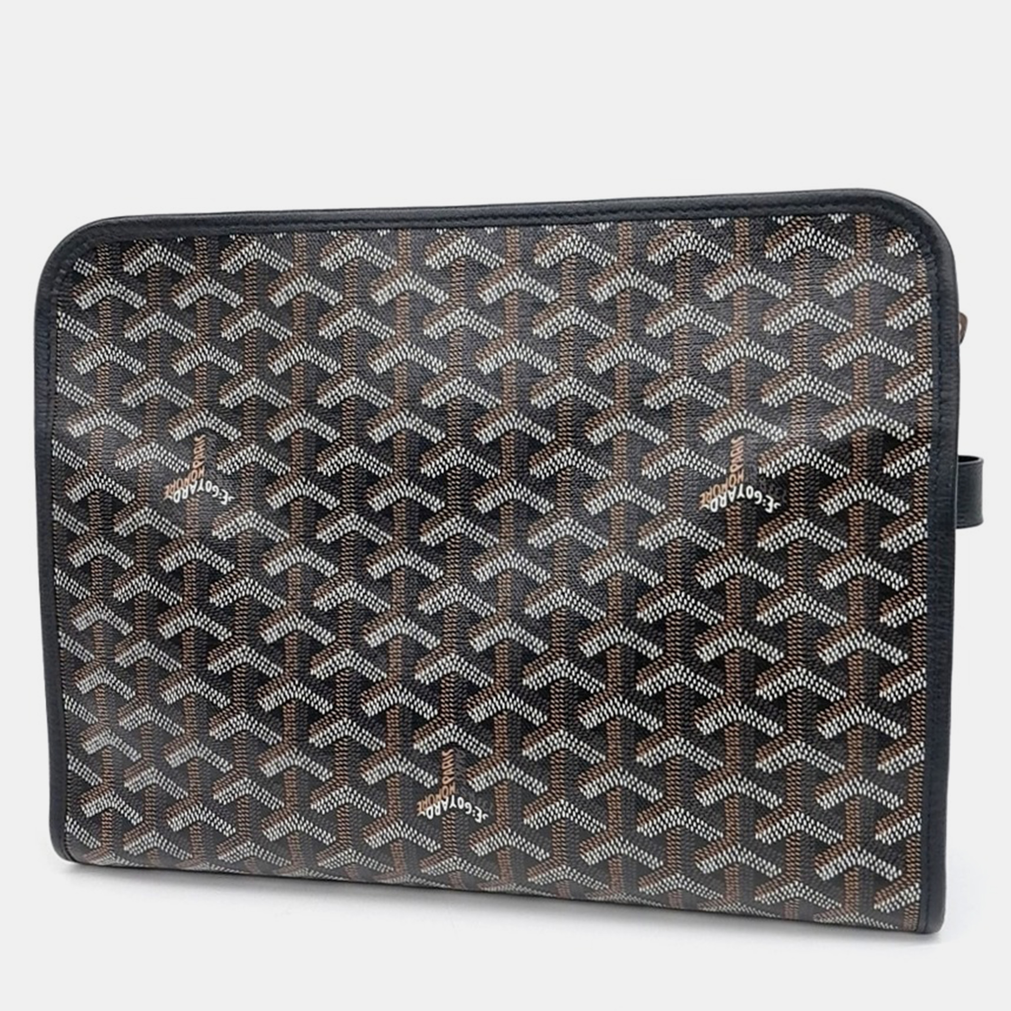 Goyard Black Multicolor PVC Juvence GM Bag 