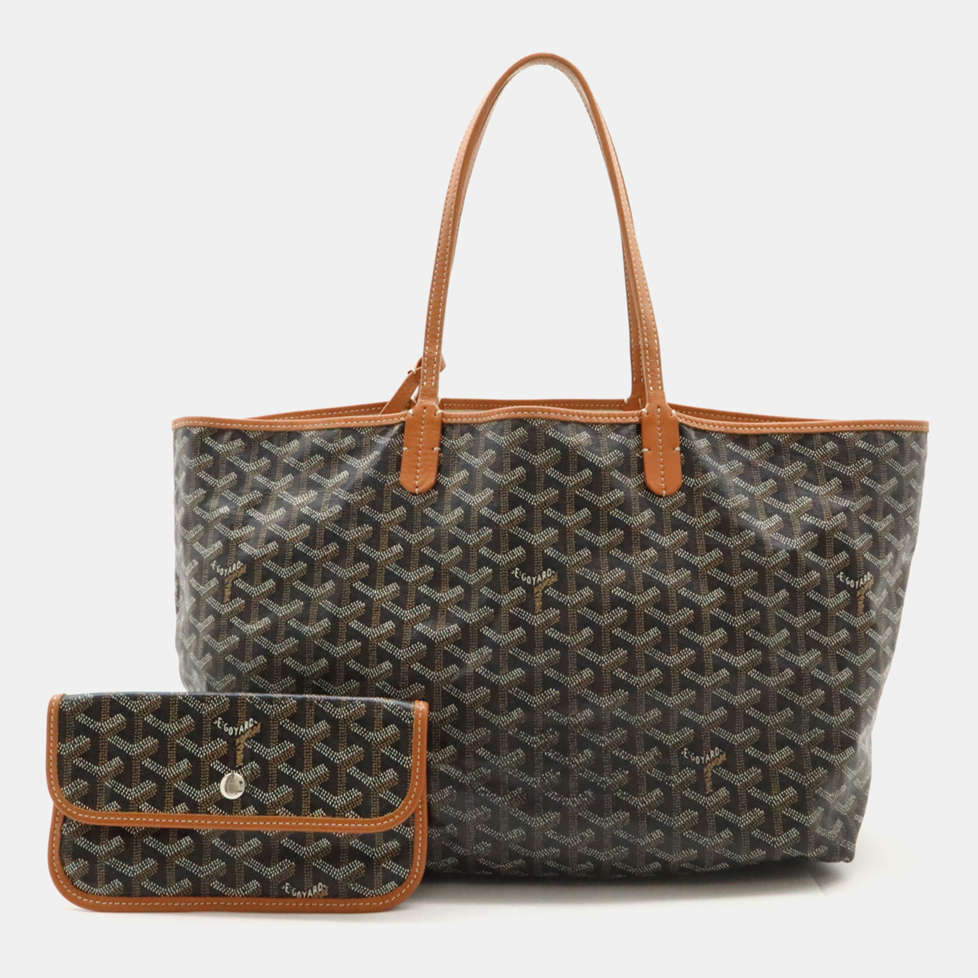 

Goyard Black Canvas St. Louis PM Tote Bag