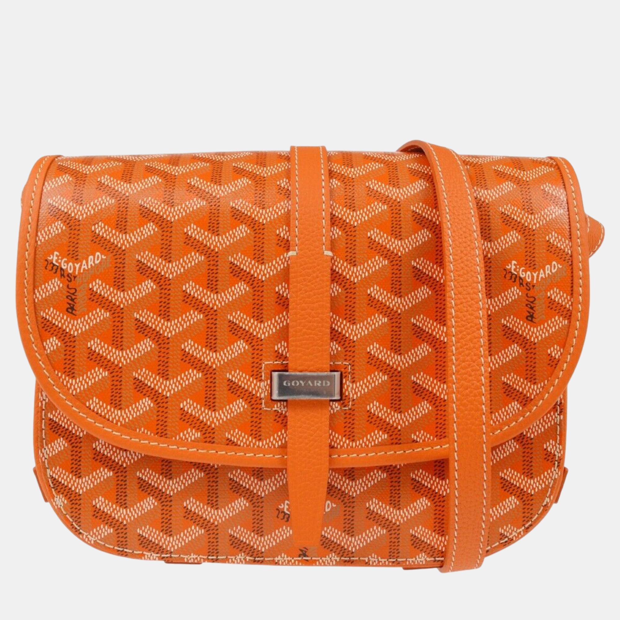 

Goyard Orange Belvedere PM Shoulder Bag