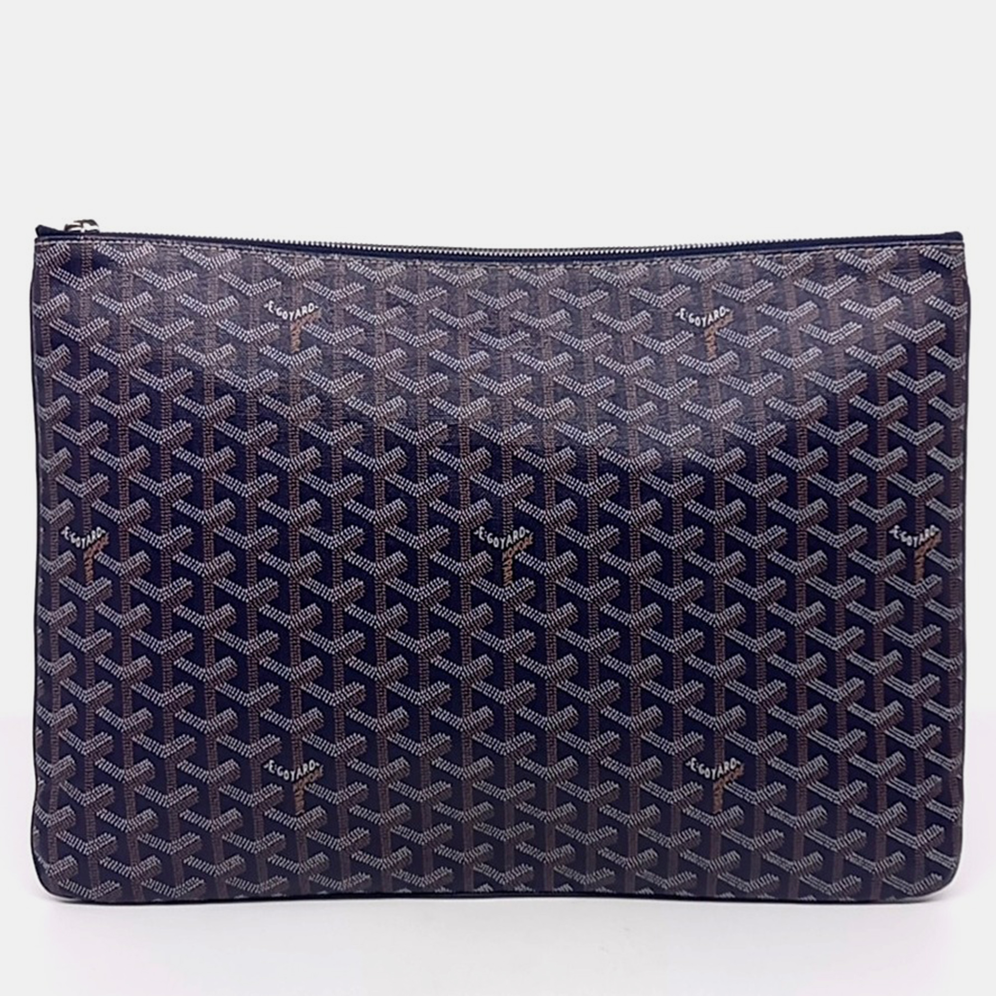 

Goyard Multicolor Navy Blue Leather Senna GM Bag