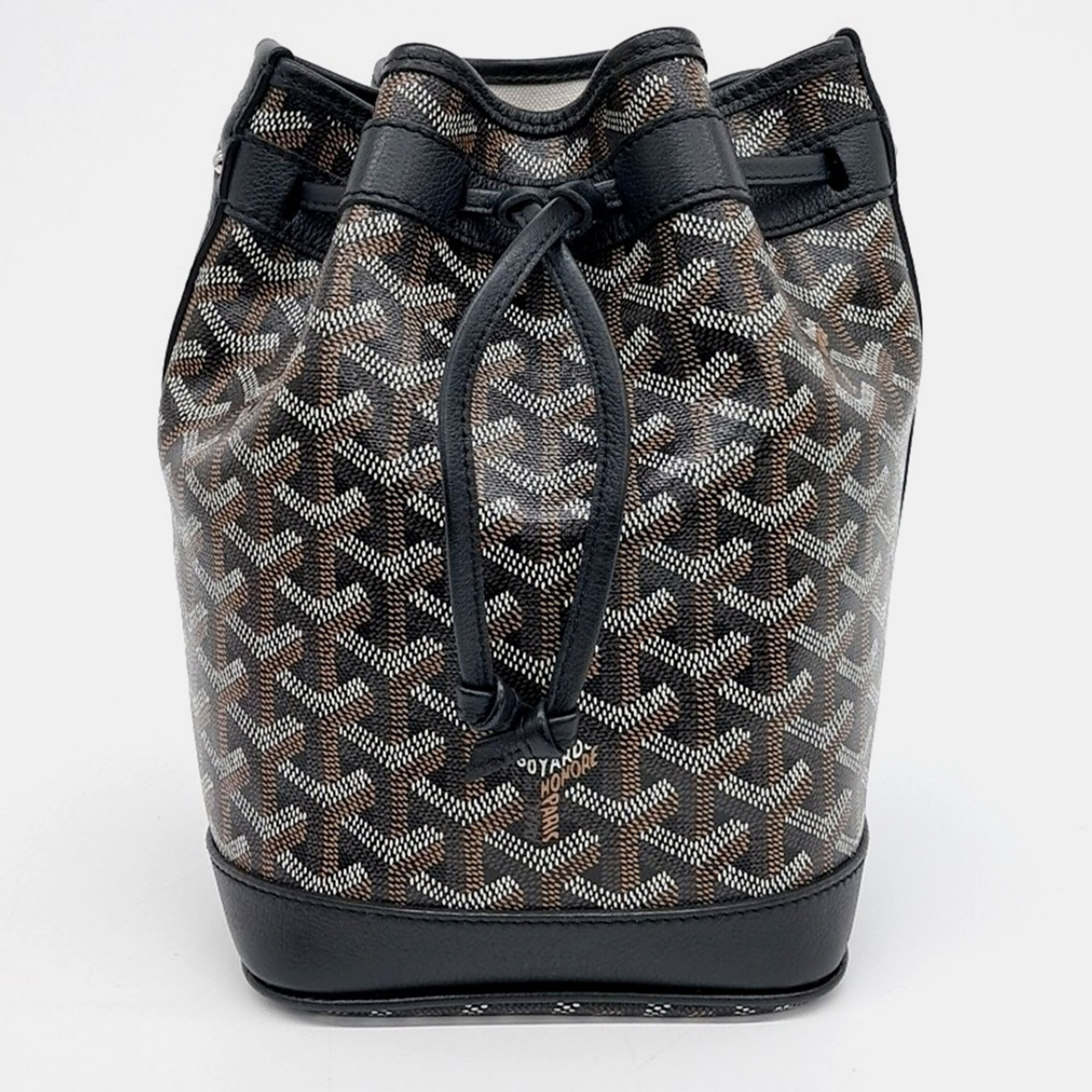 

Goyard Black PVC Petit Flo bag