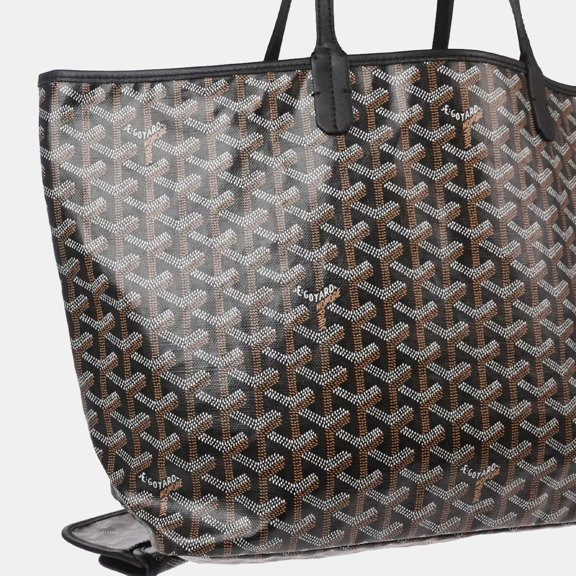 Goyard Black Saint Louis PM Tote Handbag 