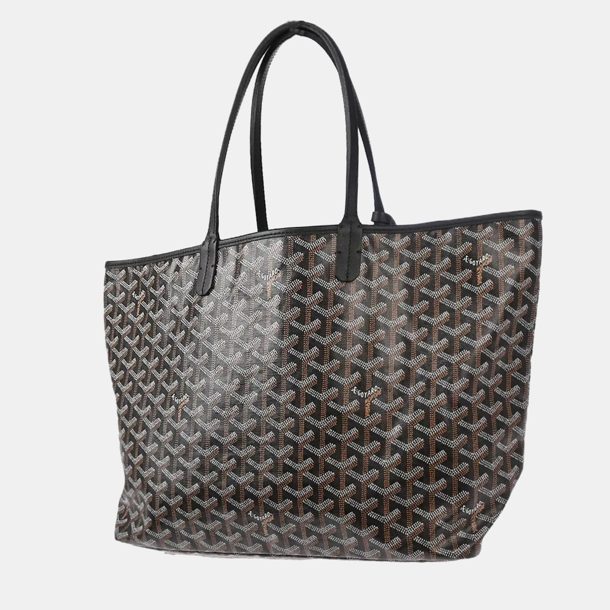 Goyard Black Saint Louis PM Tote Handbag 