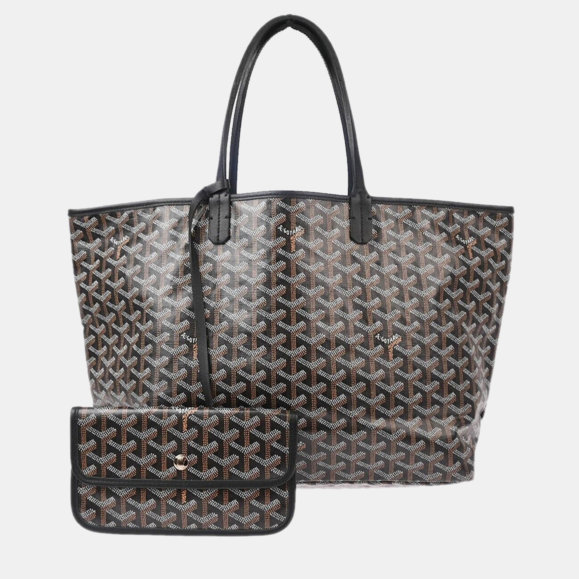 Goyard Black Saint Louis PM Tote Handbag 