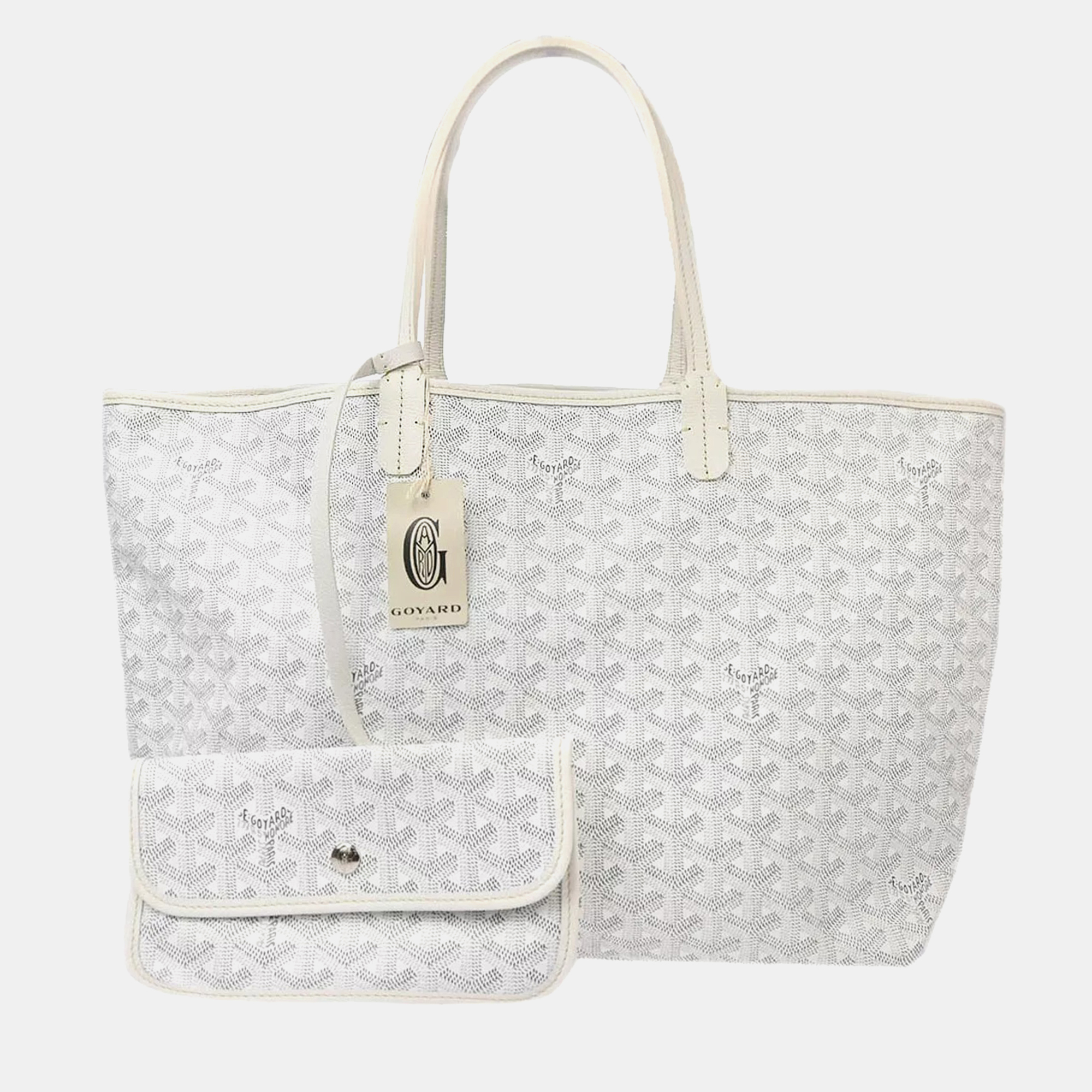 

Goyard White St. Louis PM Tote Handbag