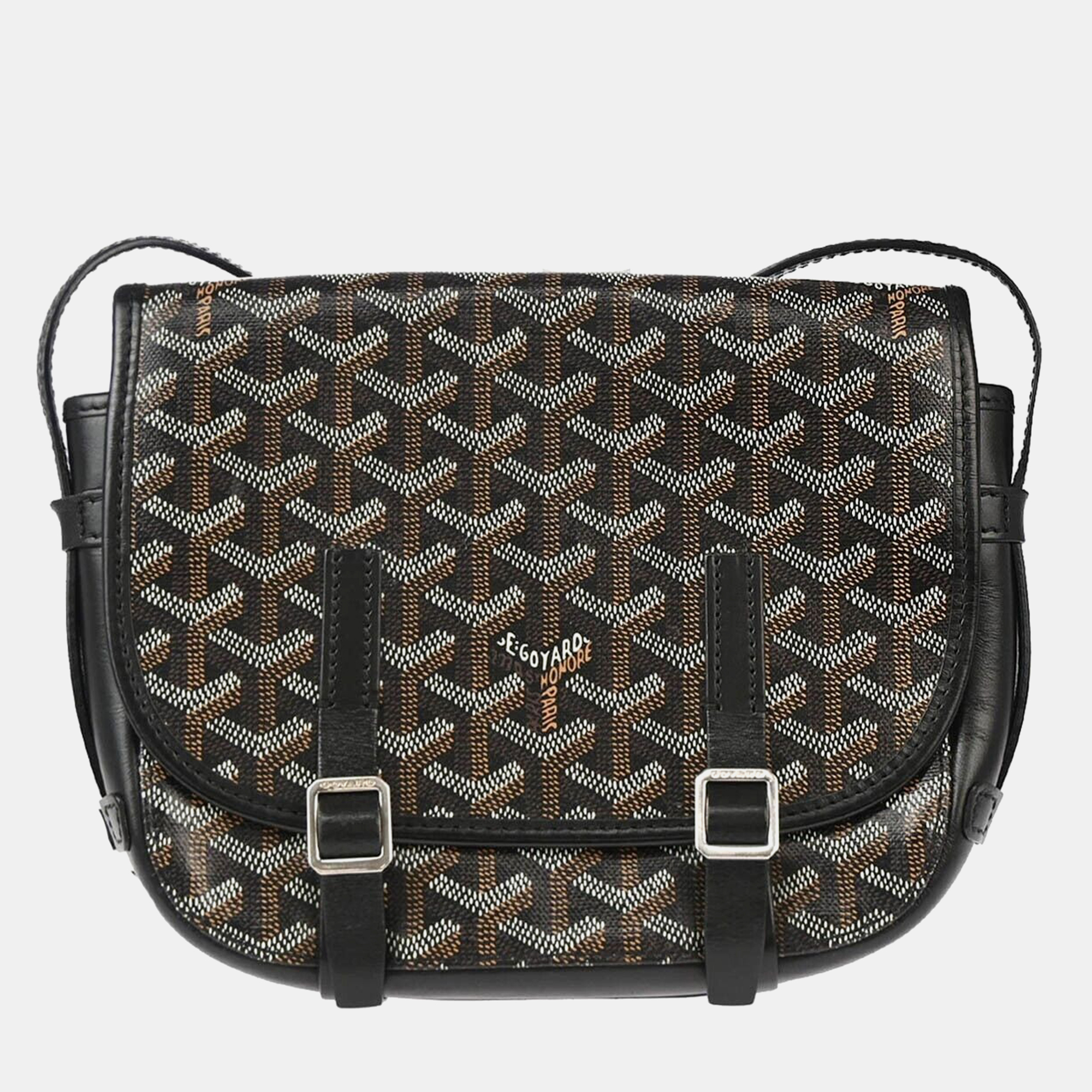 

Goyard Black Belvedere PM Shoulder Bag