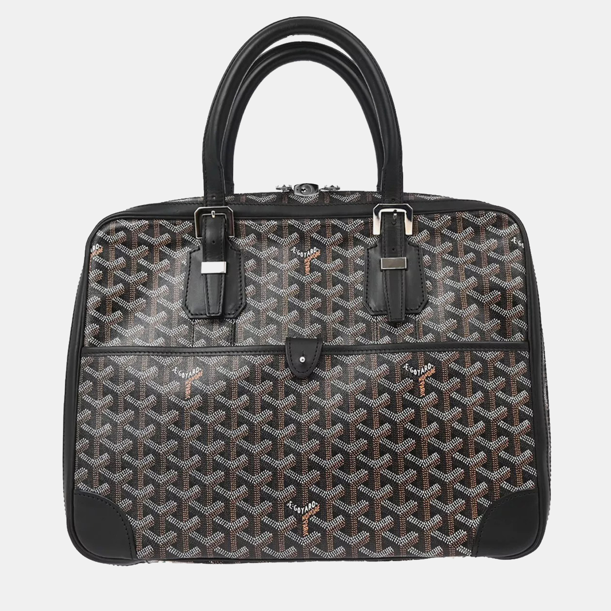 

Goyard Black Diplomat Briefcase Business Handbag