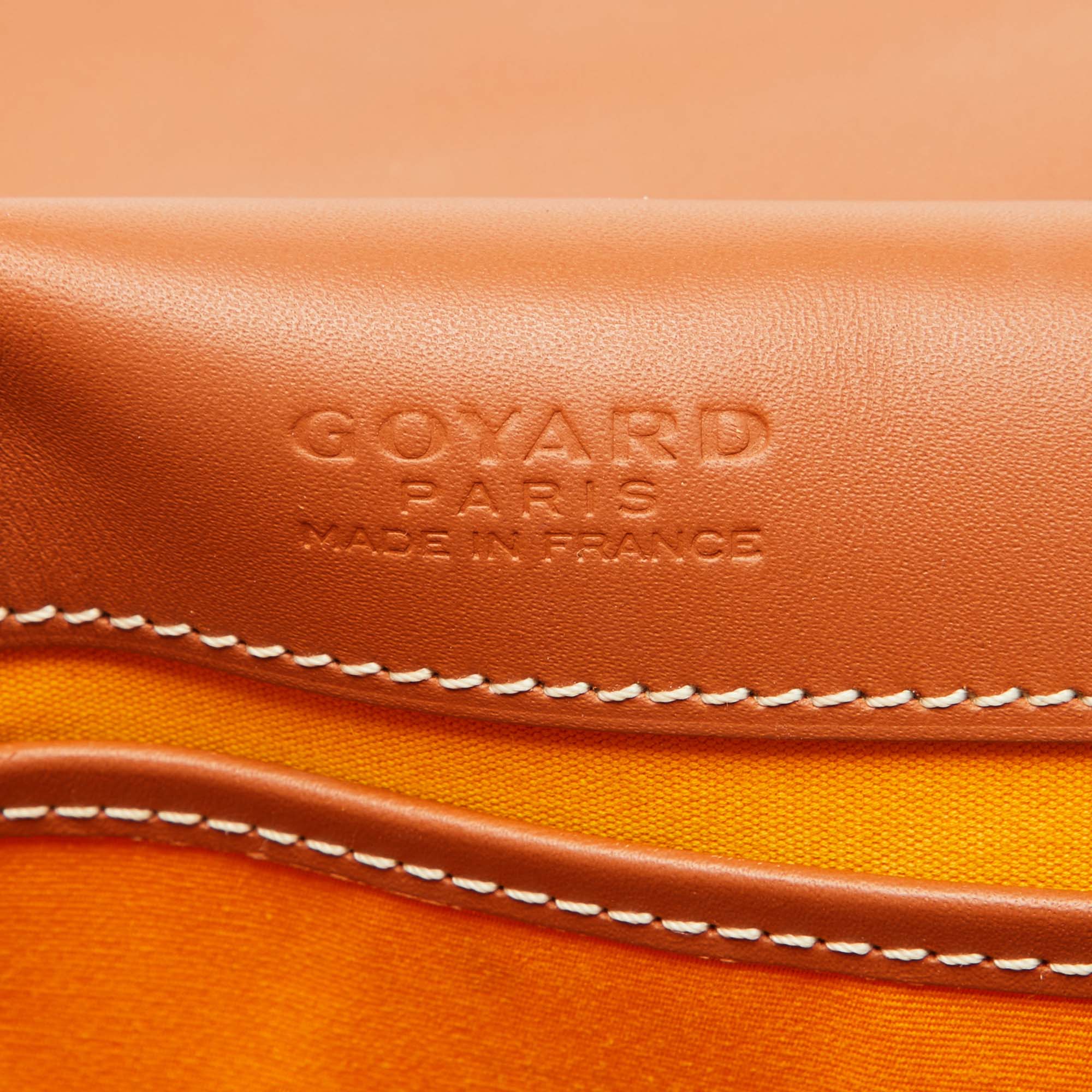 Goyard Black/Brown Goyardine Coated Canvas and Leather Belvedere MM Saddle Bag 