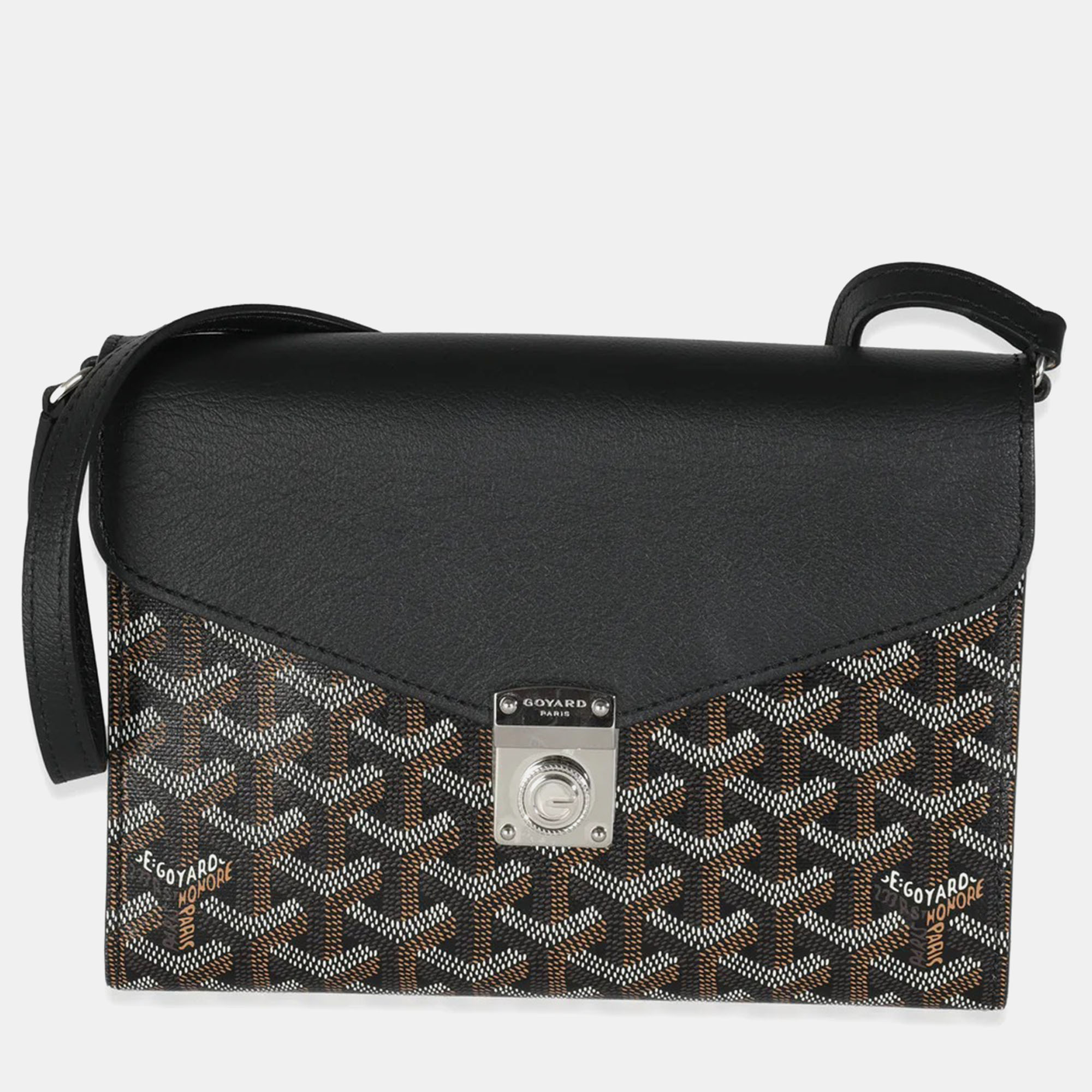 

Goyard Black Goyardine Canvas Chypre Wallet Pouch