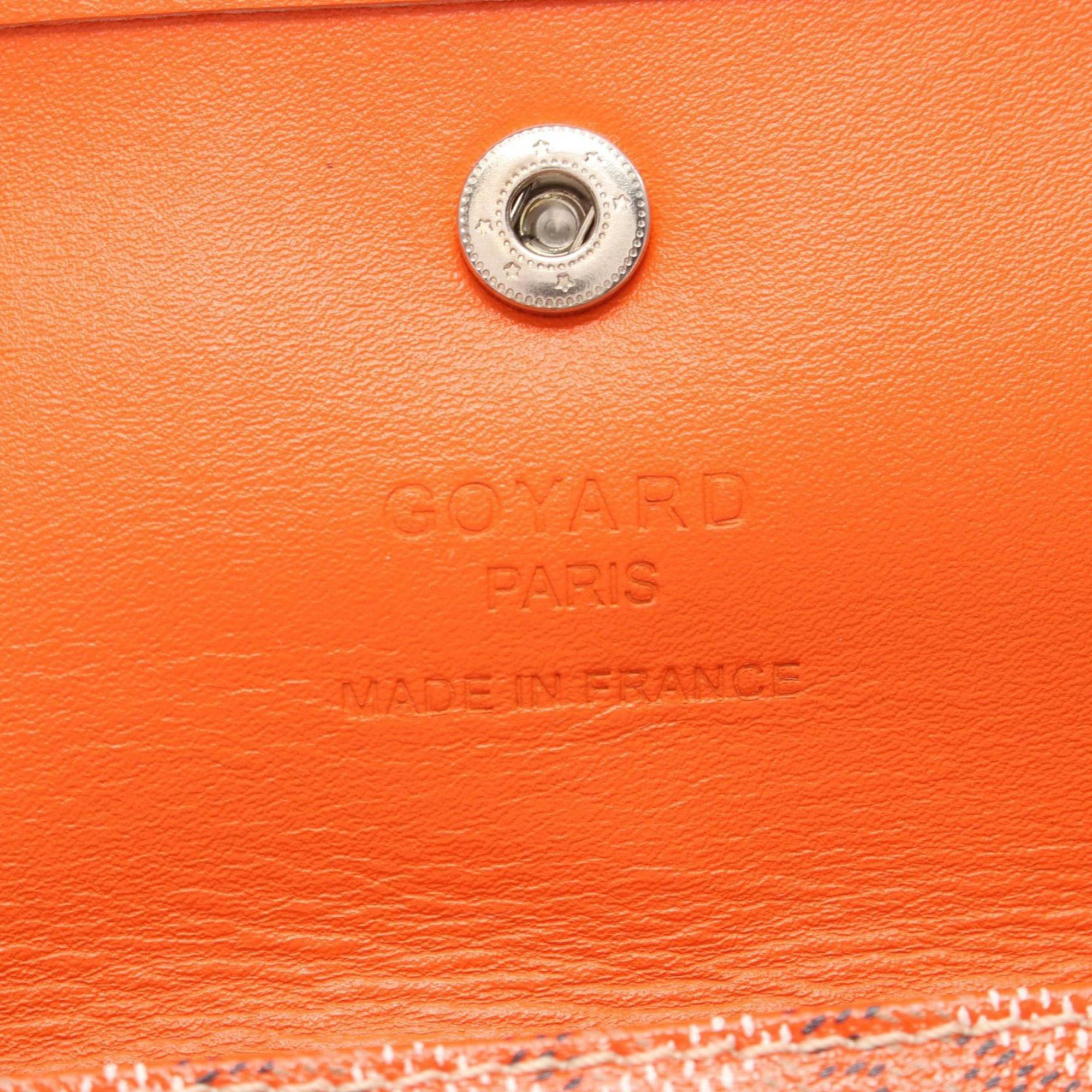 Goyard Orange Multicolor Coated Canvas Leather Saint Louis PM Tote Bag 