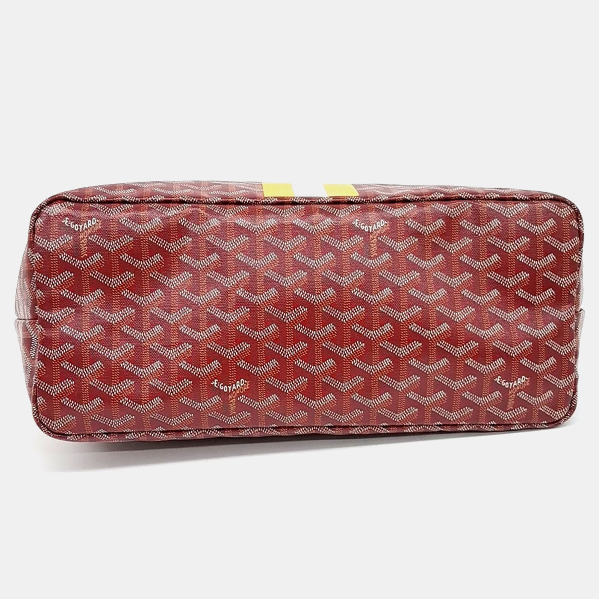 Goyard Red PVC Macage Saint-Louis PM bag 