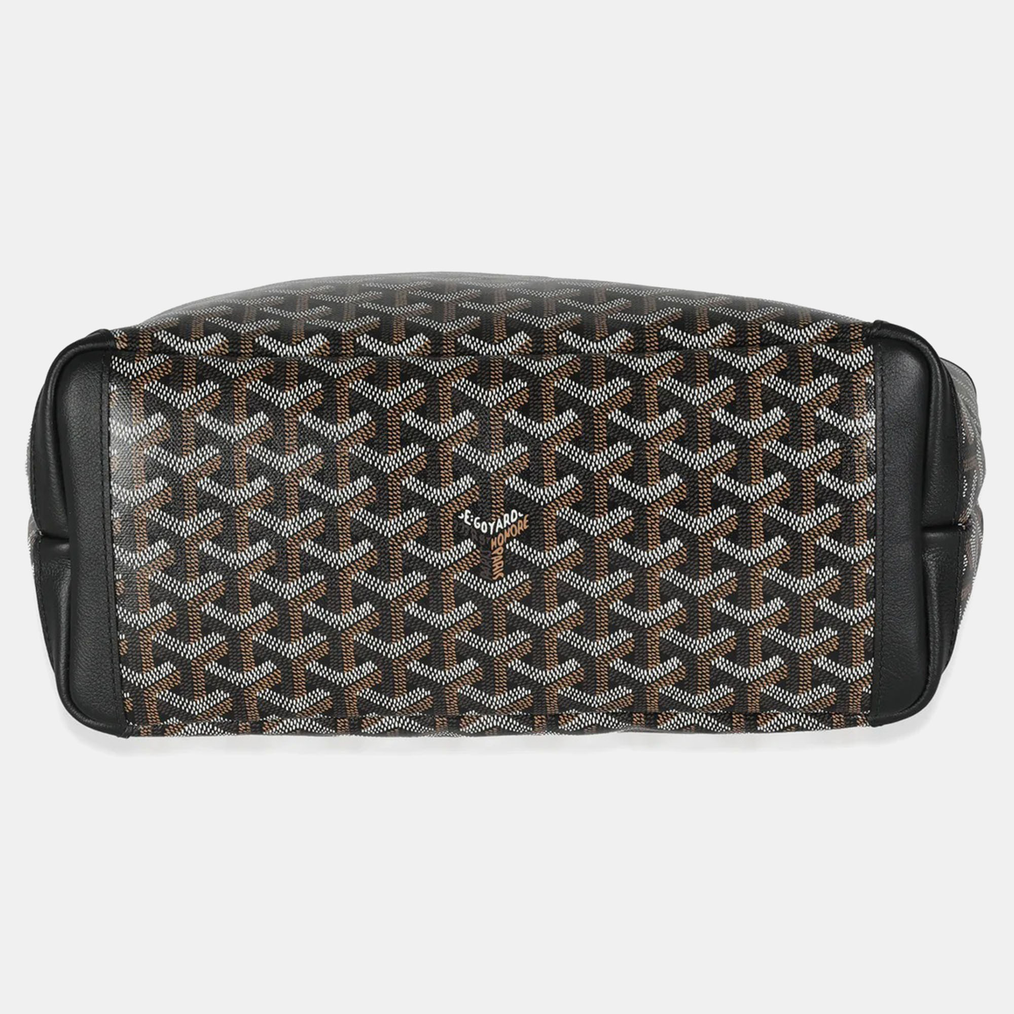 Goyard Black Goyardine Canvas Artois PM Bag 