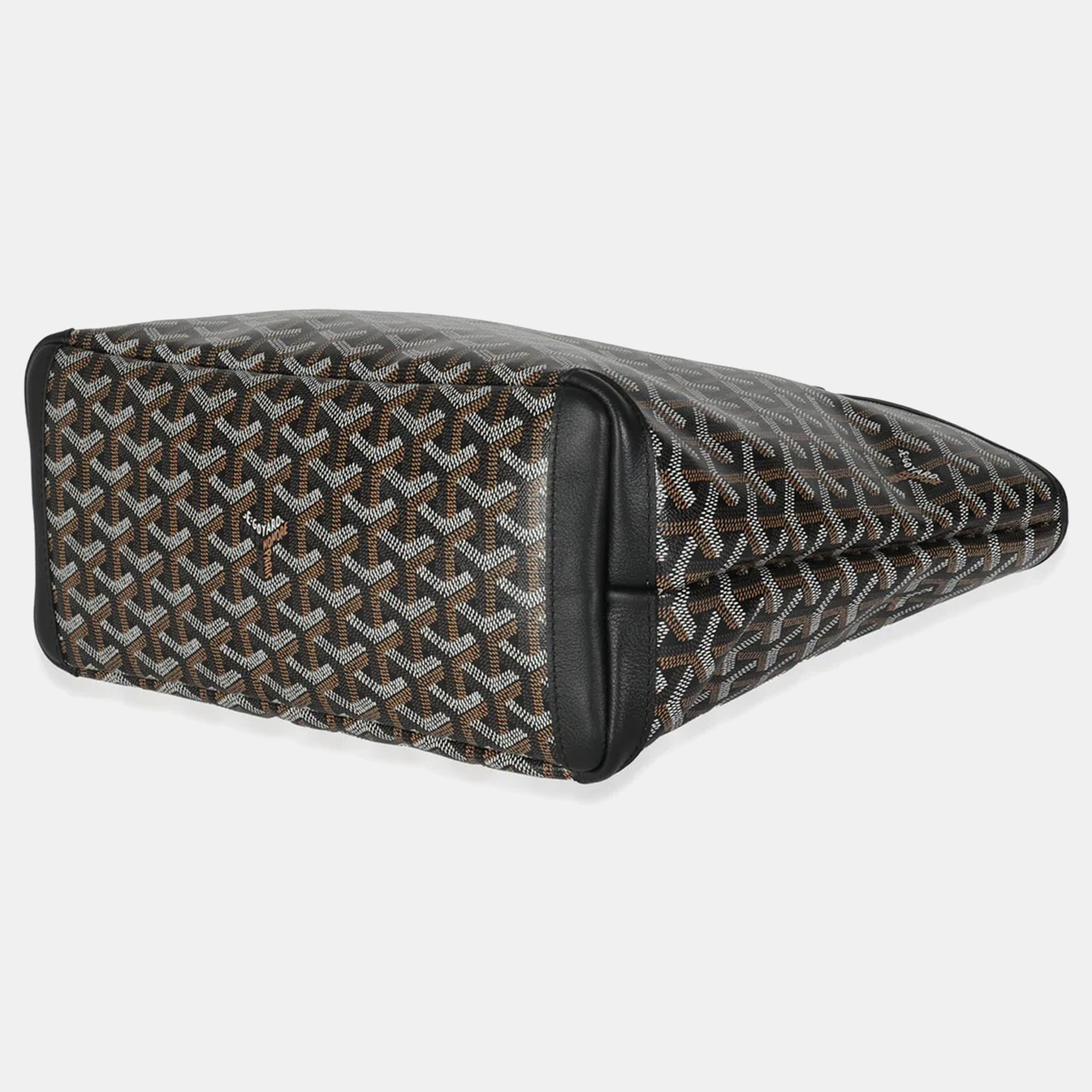 Goyard Black Goyardine Canvas Artois PM Bag 