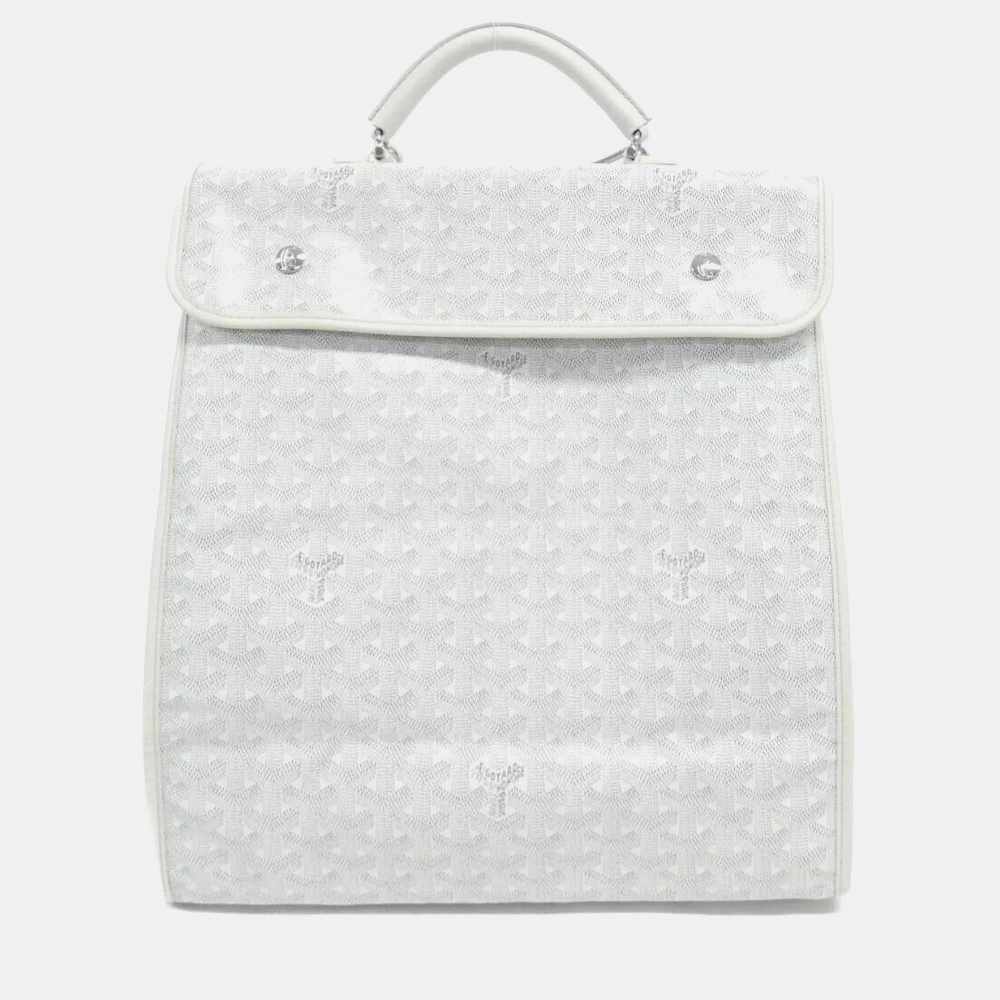 

Goyard White Canvas Saint Leger Backpack