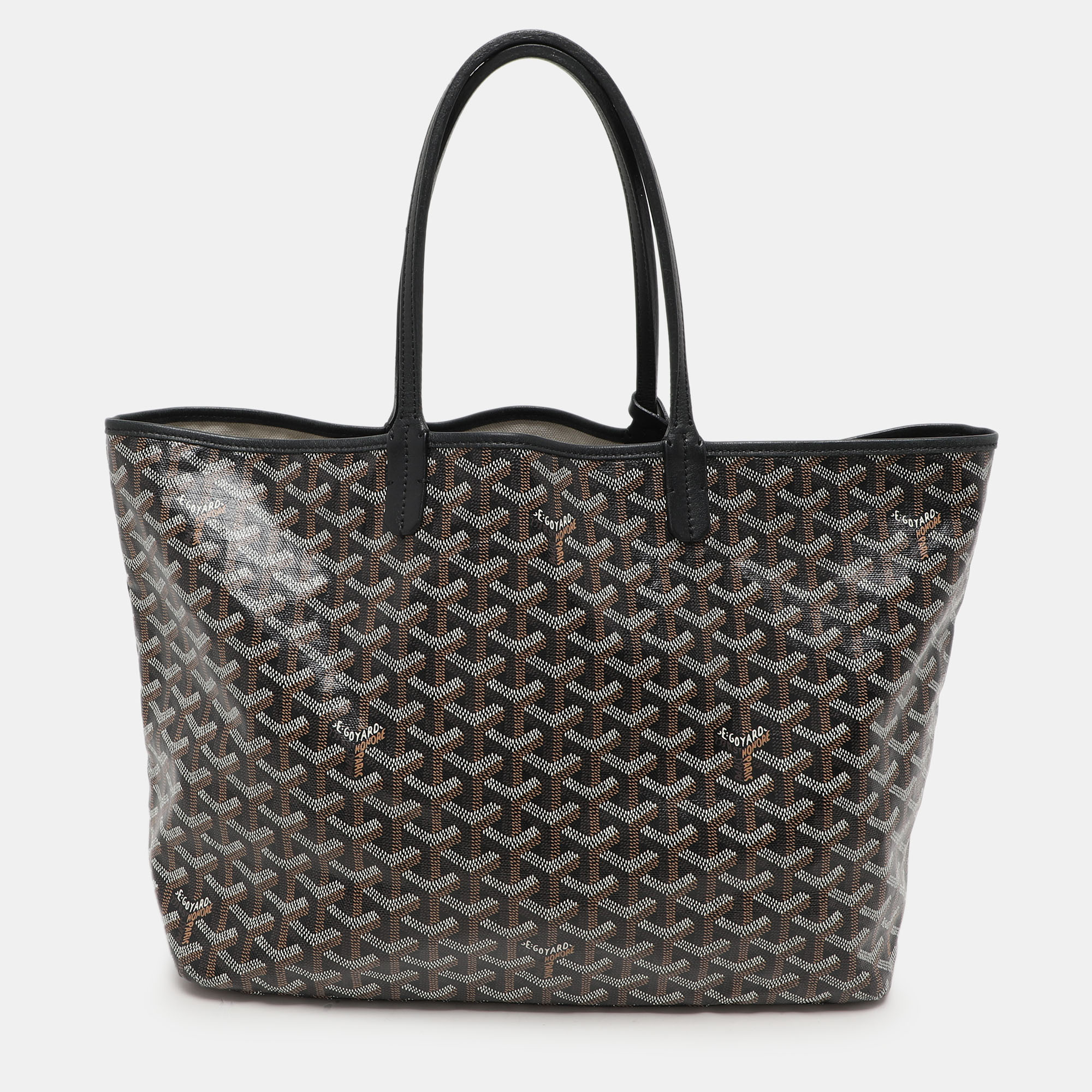 

Goyard Brown Goyardine Coated Canvas St. Louis PM Tote