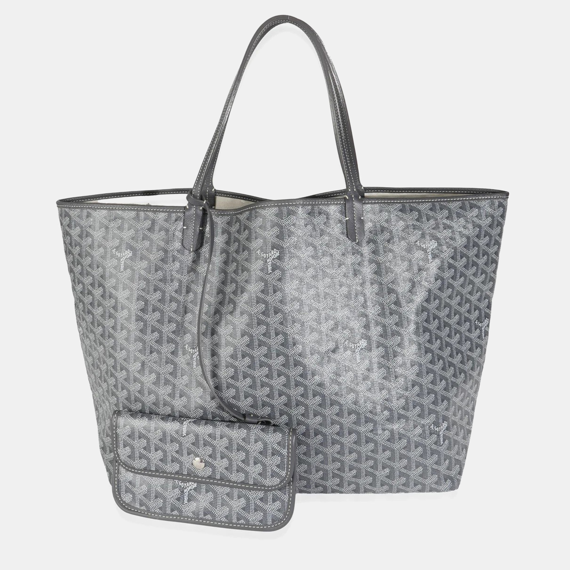 

Goyard Grey Goyardine Canvas Saint Louis GM bag