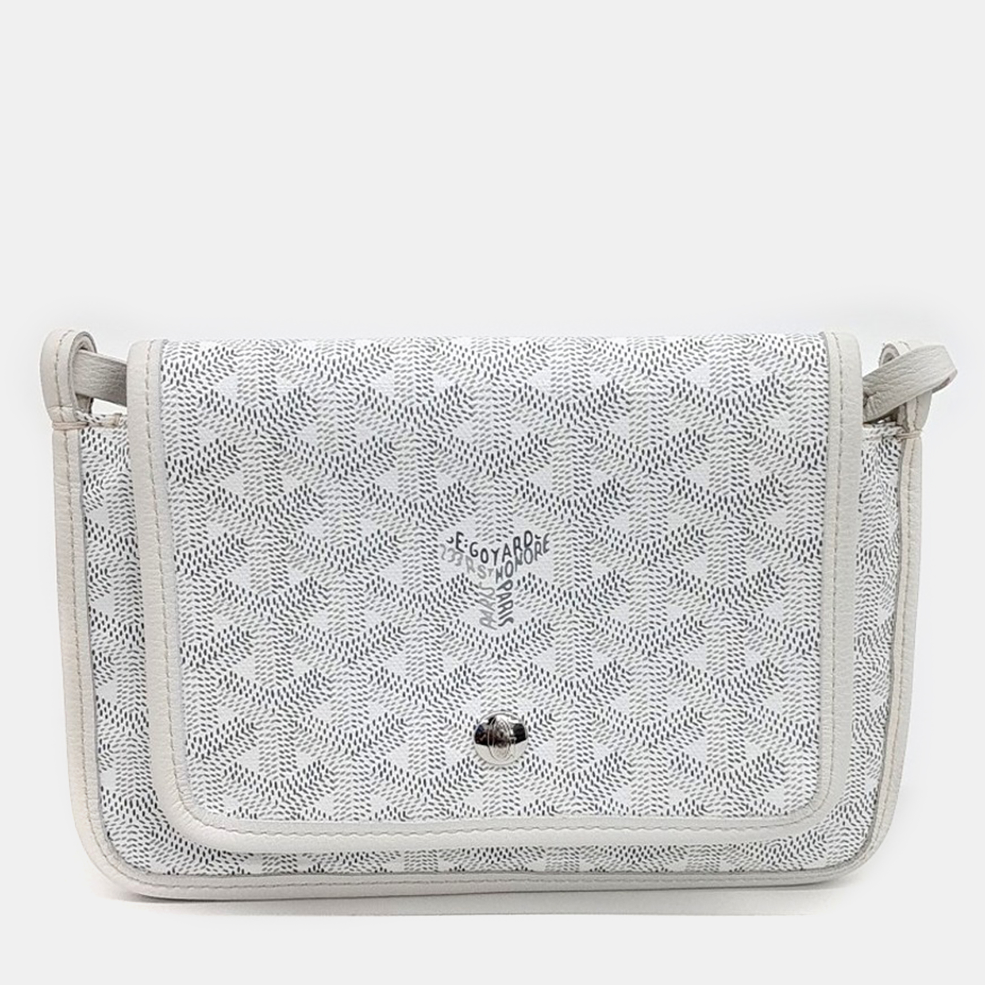 

Goyard Grey Coated Canvas Plumet bag