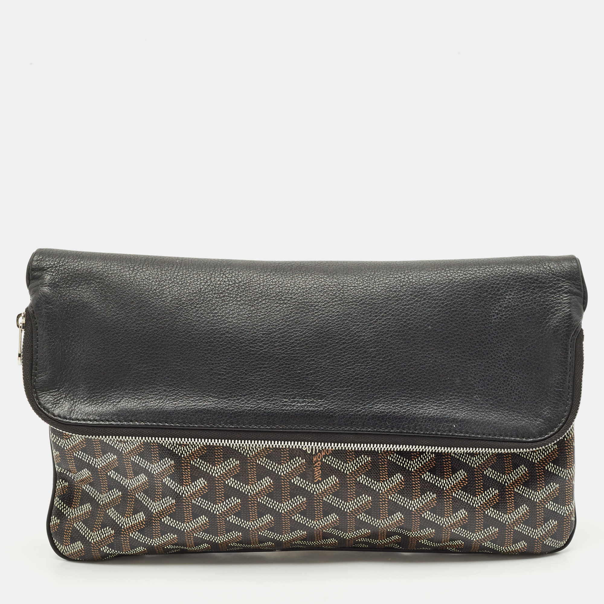 

Goyard Black Goyardine Coated Canvas Sainte Marie Clutch