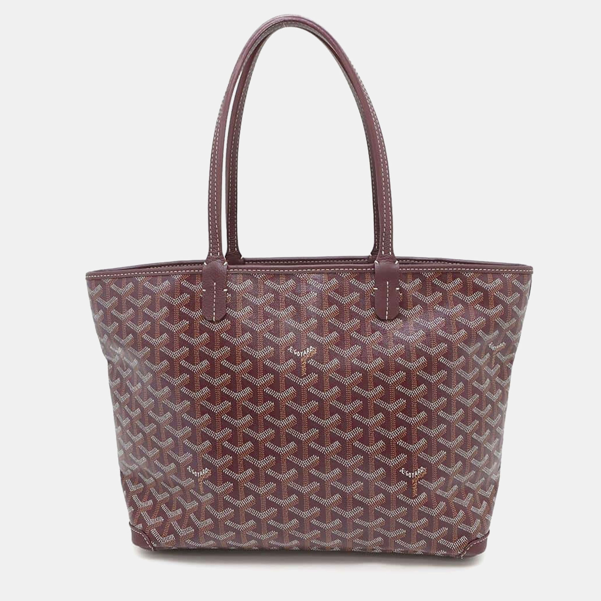 

Goyard Burgundy PVC Leather Artois PM