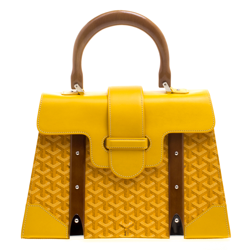 goyard yellow bag