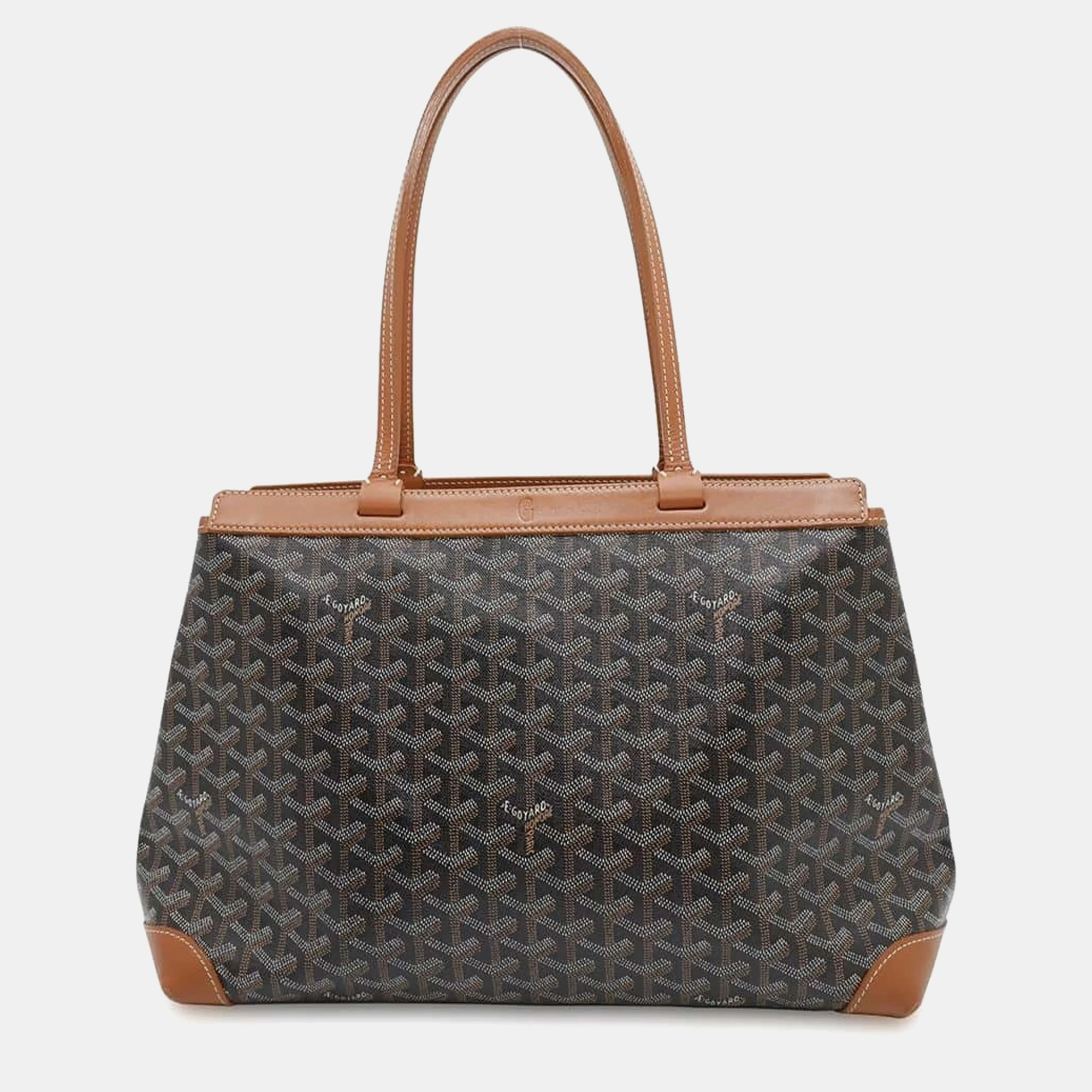 

Goyard Black Canvas Bellechasse PM Tote Bag
