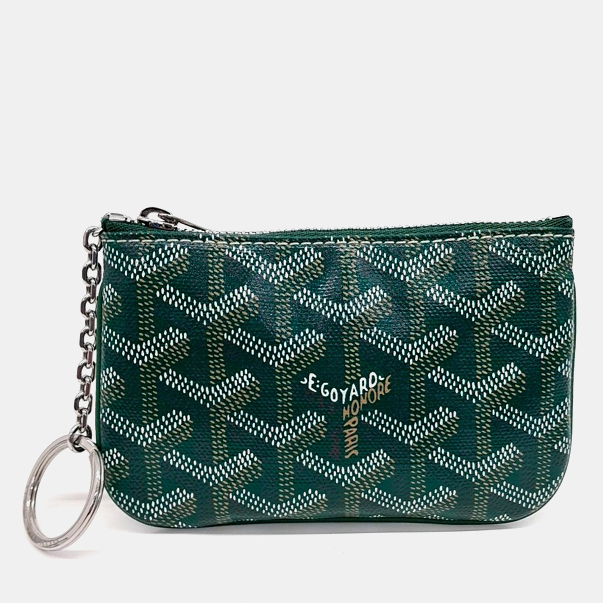 

Goyard Green PVC Senna Nano Pouch