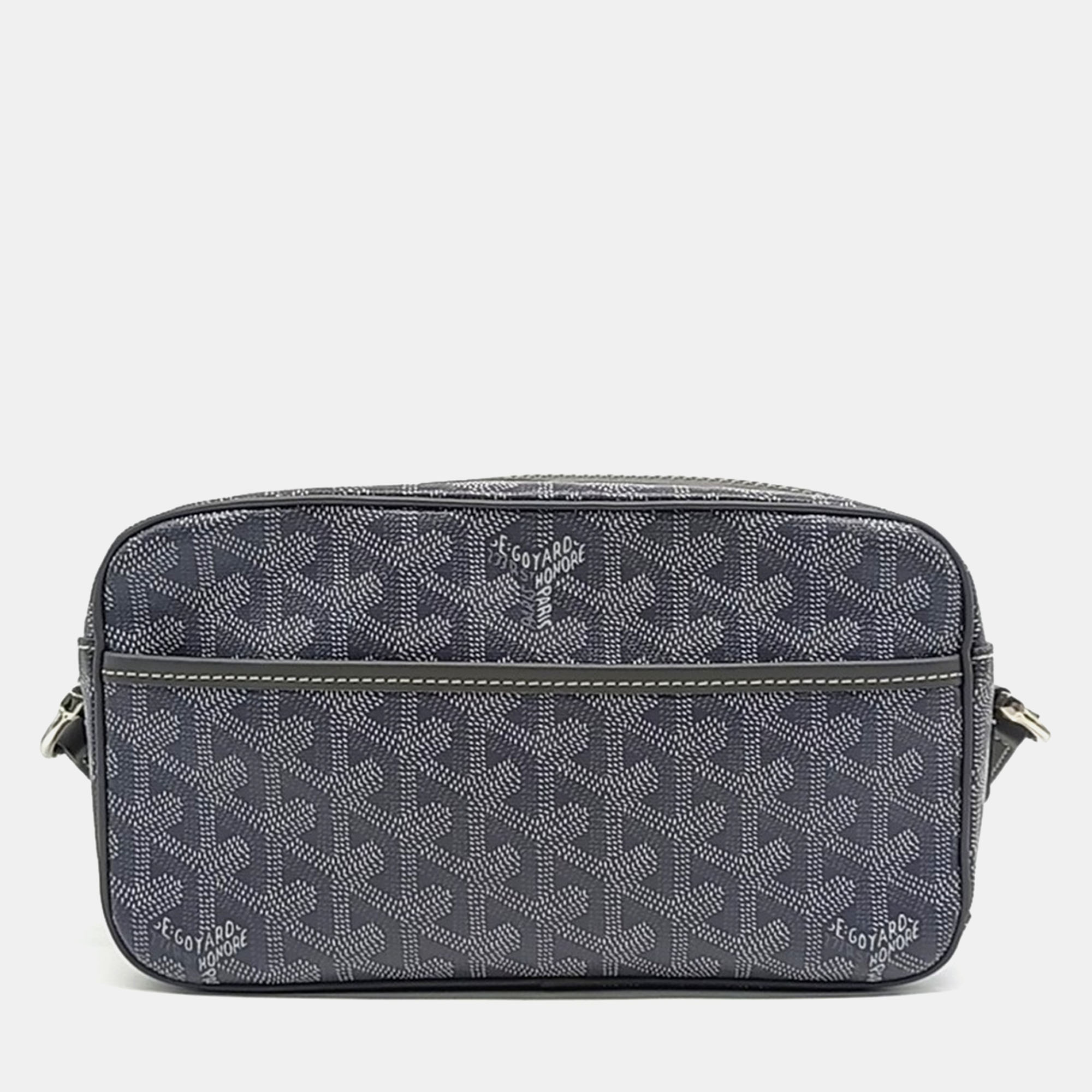

Goyard Grey PVC Cafer Crossbody Bag