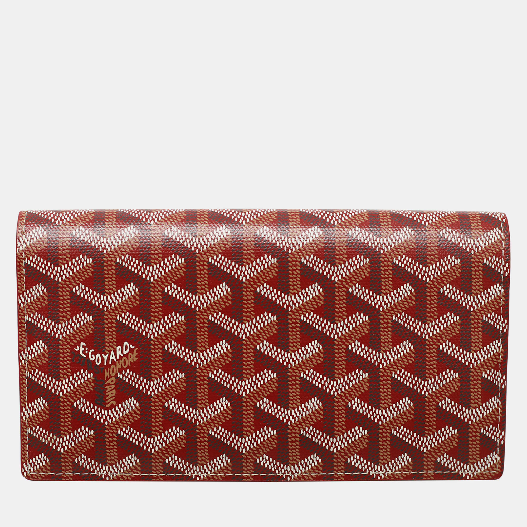 

Goyard Richelieu Red Long Wallet
