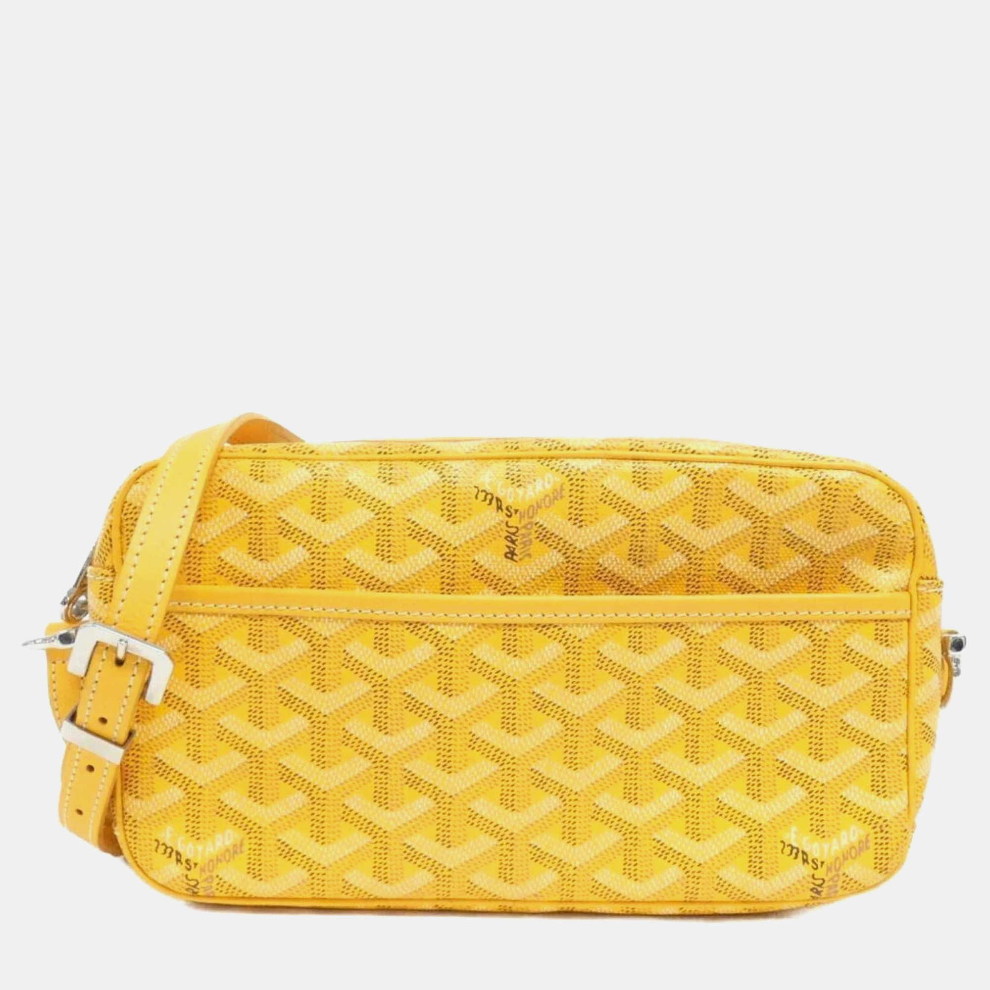 

Goyard Sac Capvert Yellow Canvas Shoulder Bag