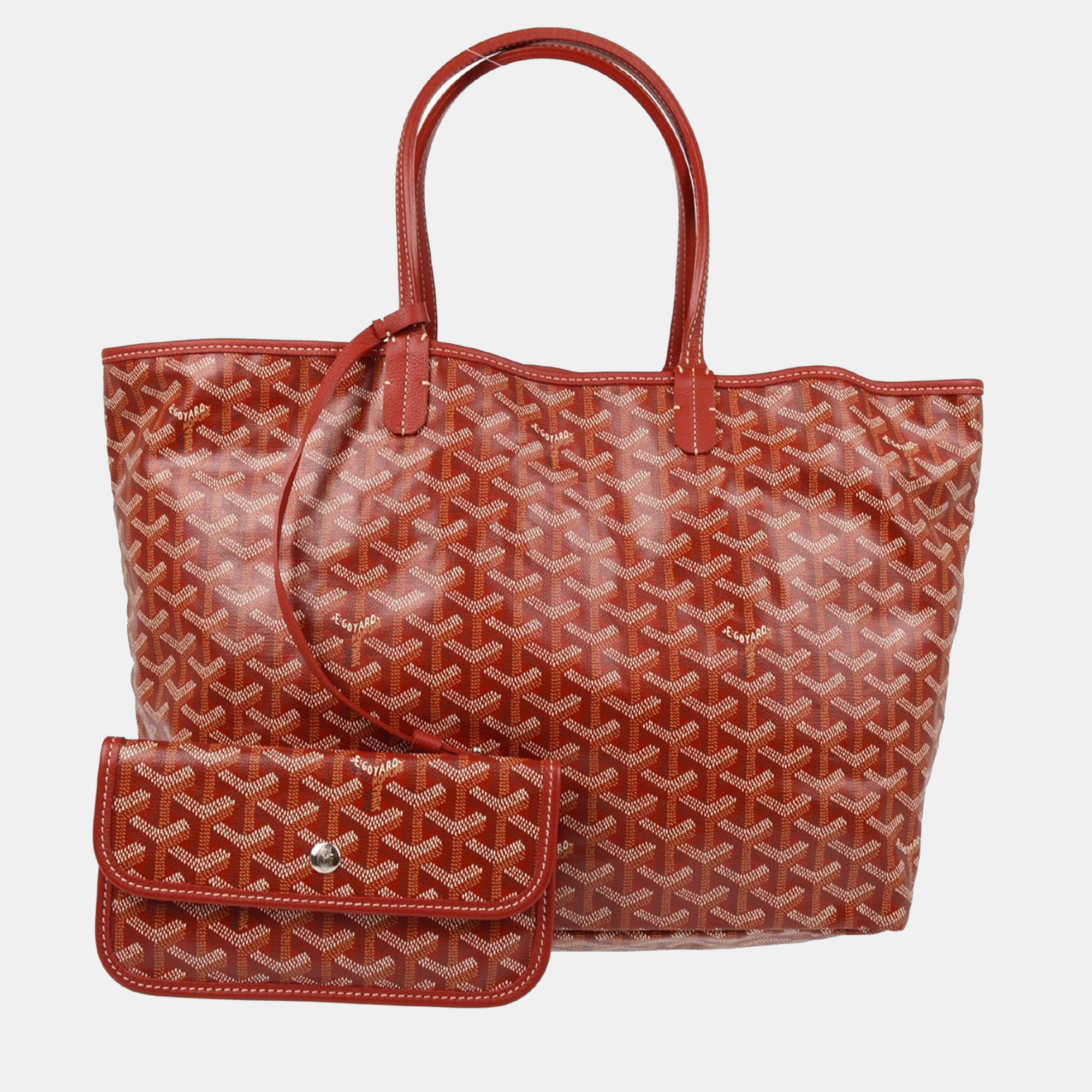 Pre-owned Goyard Red St.louis Pm Tote Bag