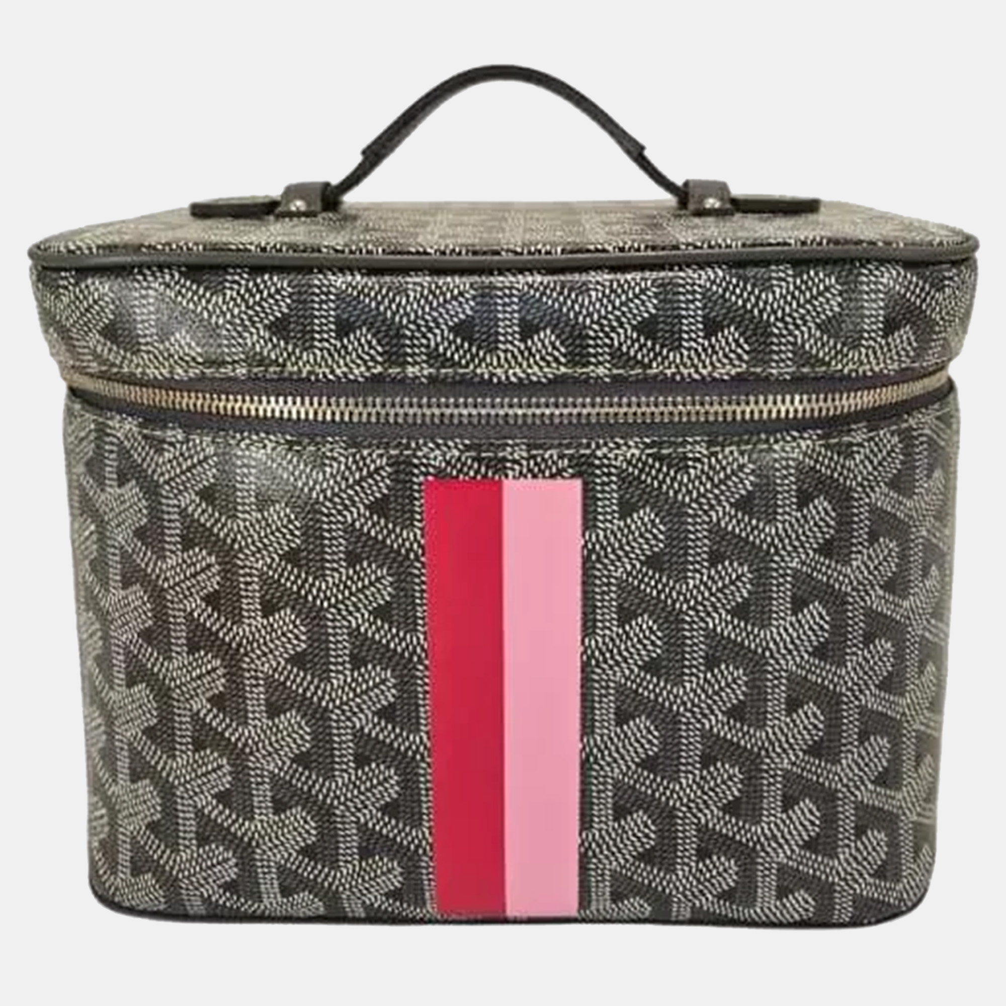 

Goyard Muse Vanity PM Grey Goyardine Canvas Top Handle Bag