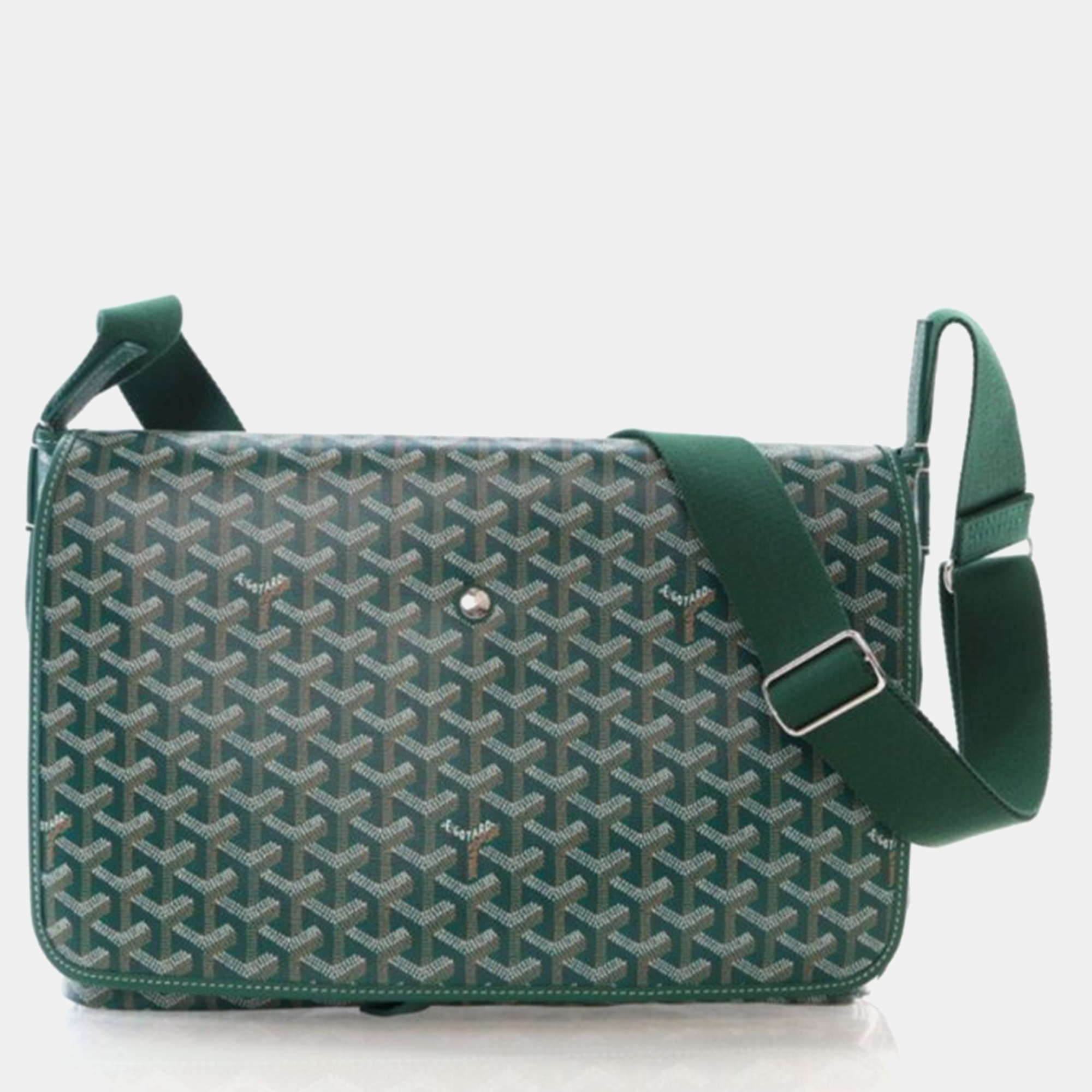 

Goyard Capetien MM Goyardine Canvas Tote Bag, Green