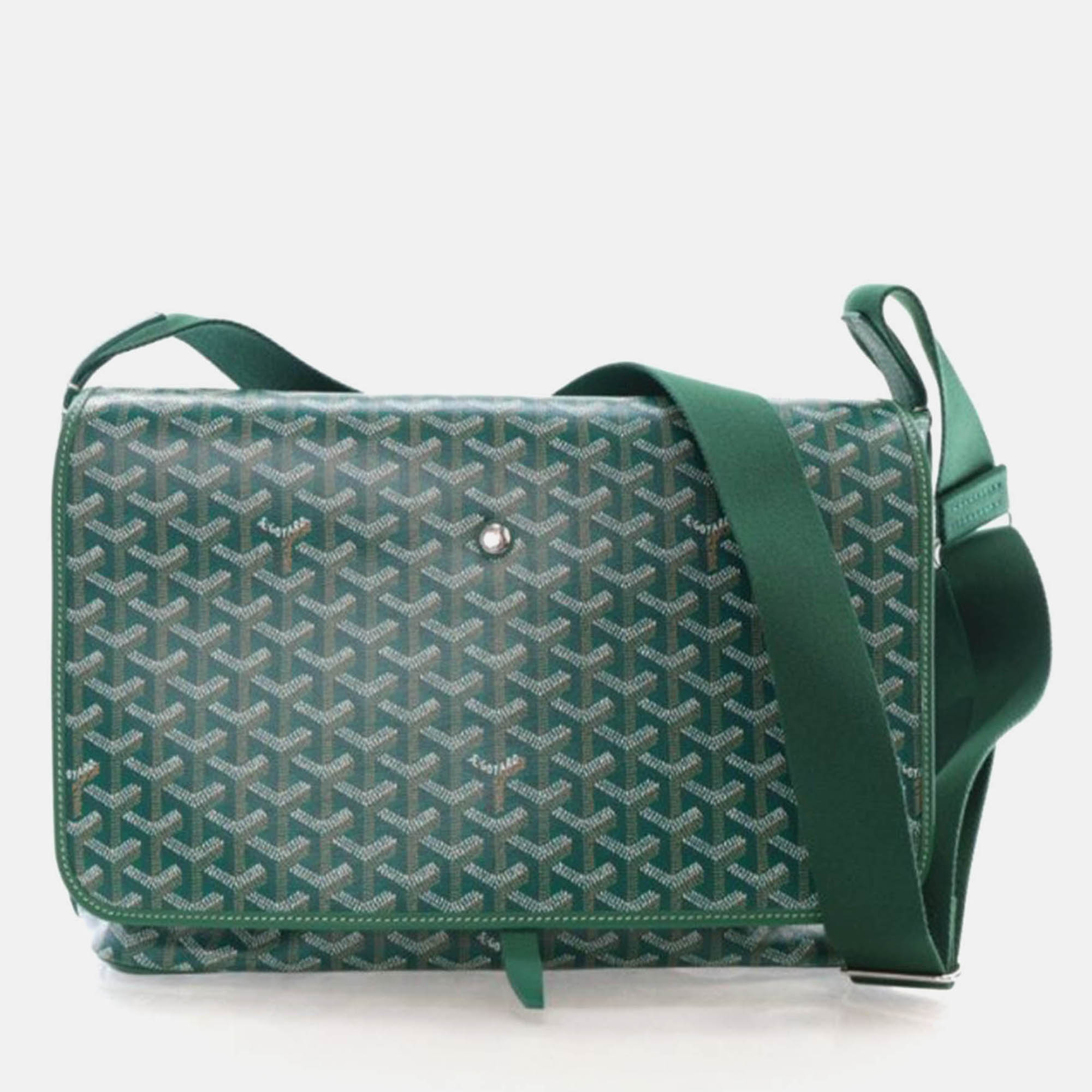 

Goyard Goyardine Capetien Messenger Bag, Green